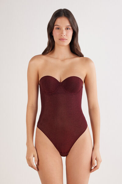 "Shimmering Passion" ラメ Giada ボディスーツ