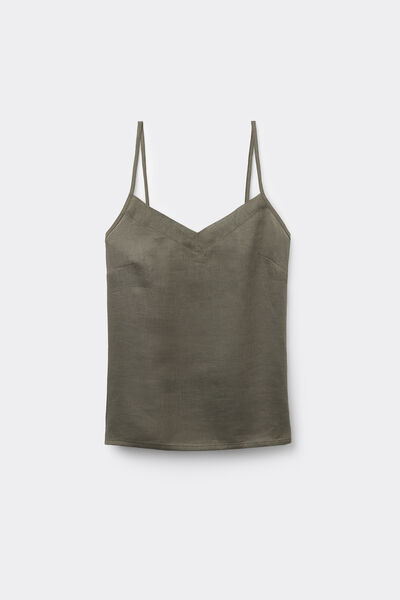 The Pure Linen リネンファブリック トップス