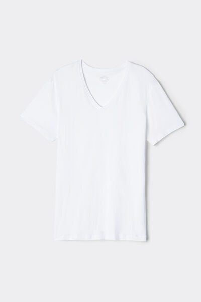 エクストラファイン スーペリアコットン Vネック Tシャツ