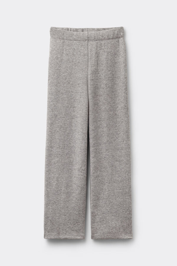 ソフトトリコット ロング パラッツォパンツ