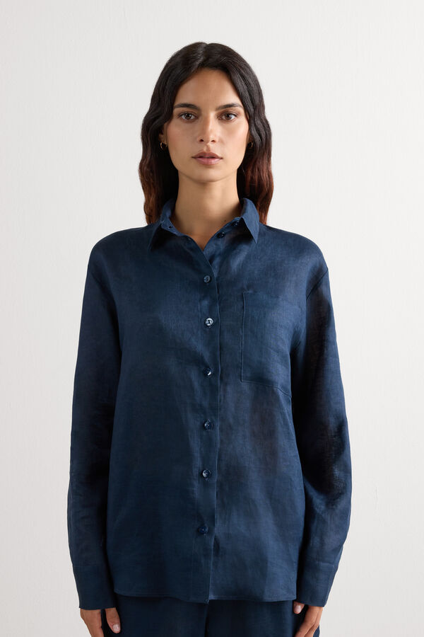 The Pure Linen リネンファブリック シャツ