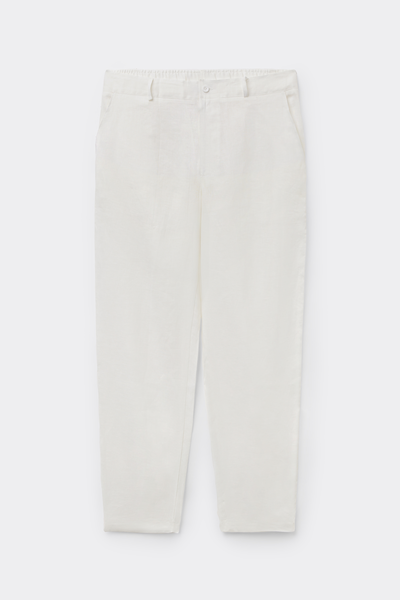 メンズ リネン100% ロングパンツ