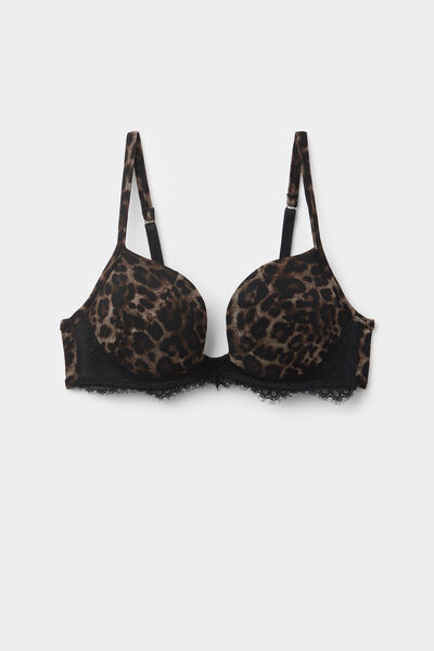 Luxurious Leopard Monica プッシュアップブラ