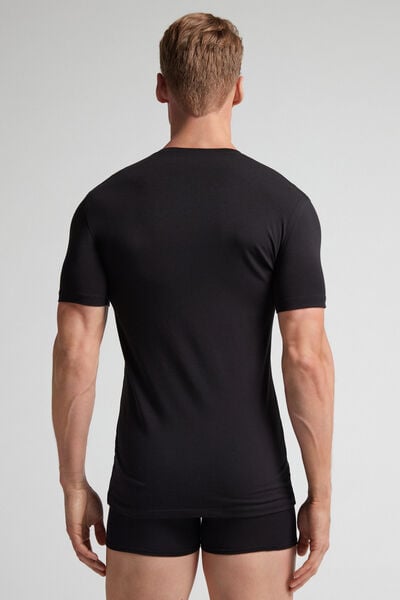 ストレッチスーペリアコットン Vネック Tシャツ