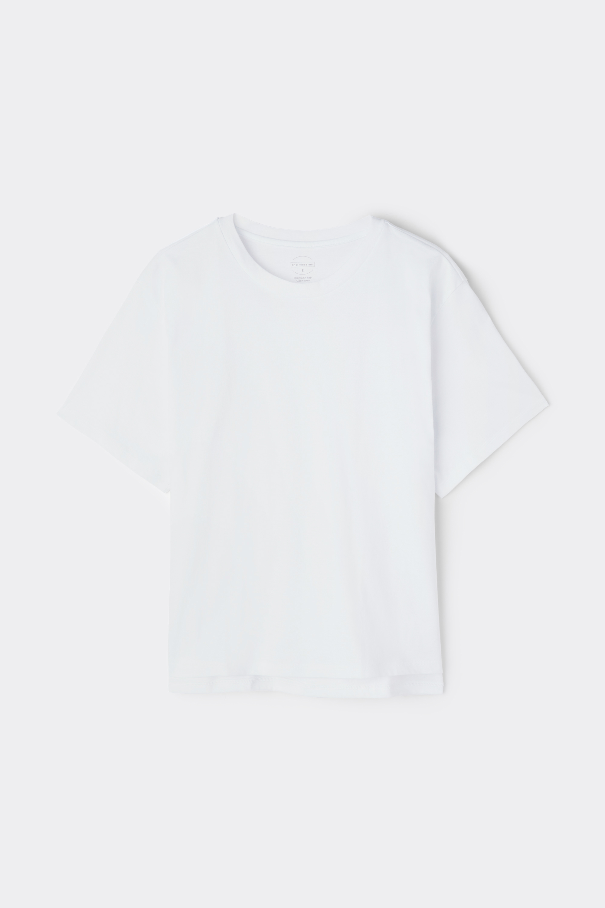 Maglia Manica Corta Boxy Fit in Cotone