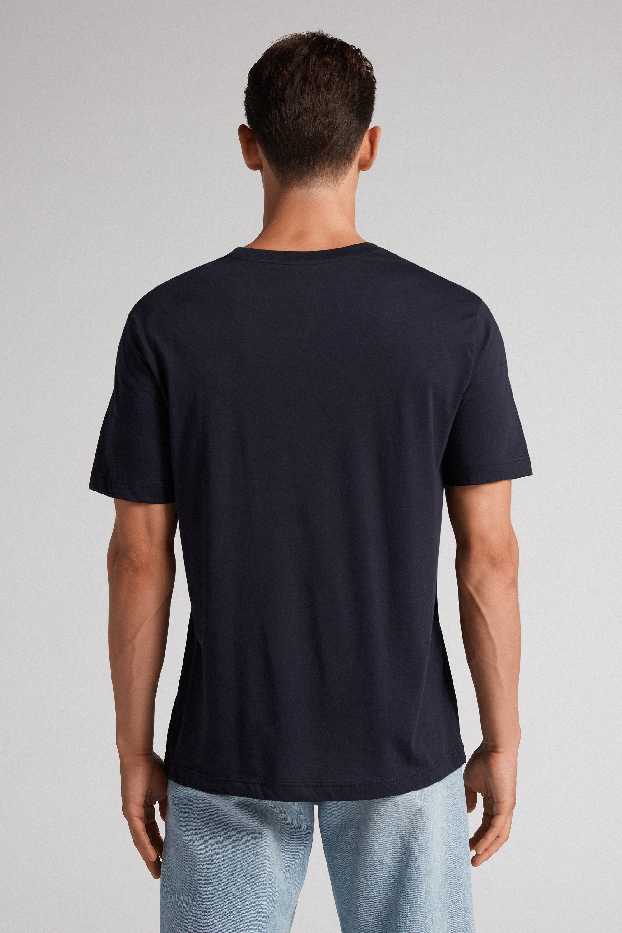 T-Shirt Regular Fit in Cotone Superior Extrafine