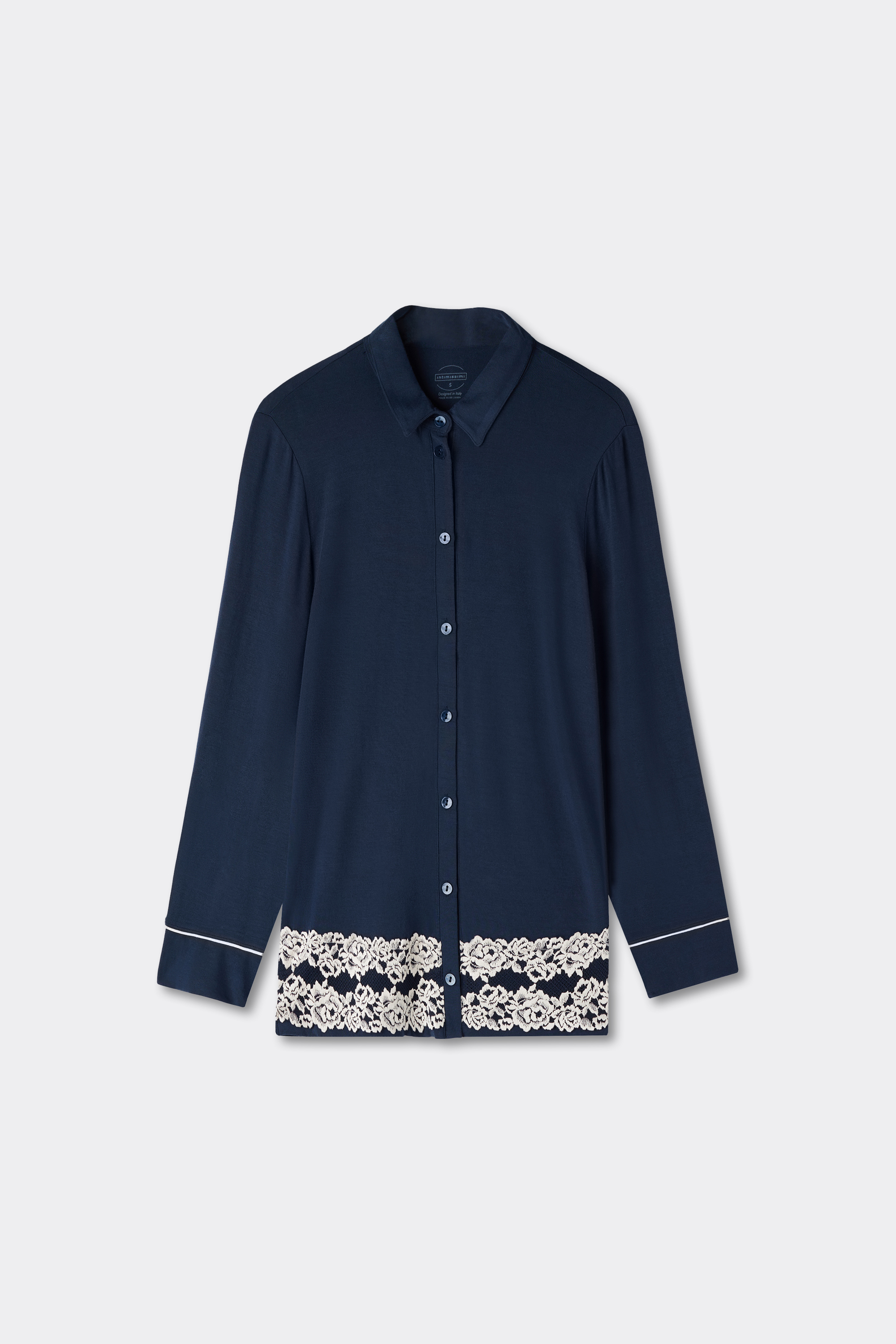 Maglia Aperta Davanti in Modal Pretty Flowers