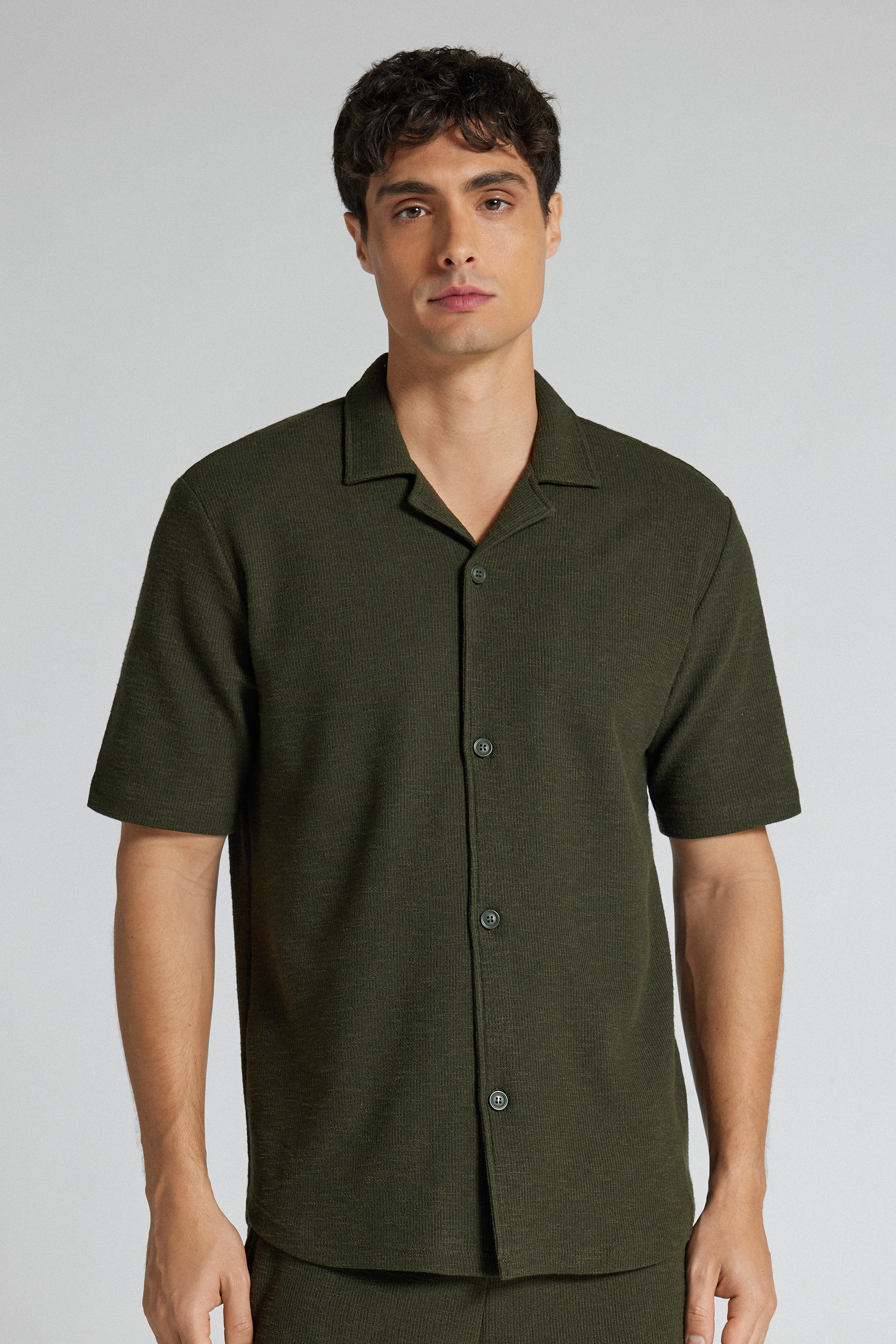 Camicia Manica Corta Bowling