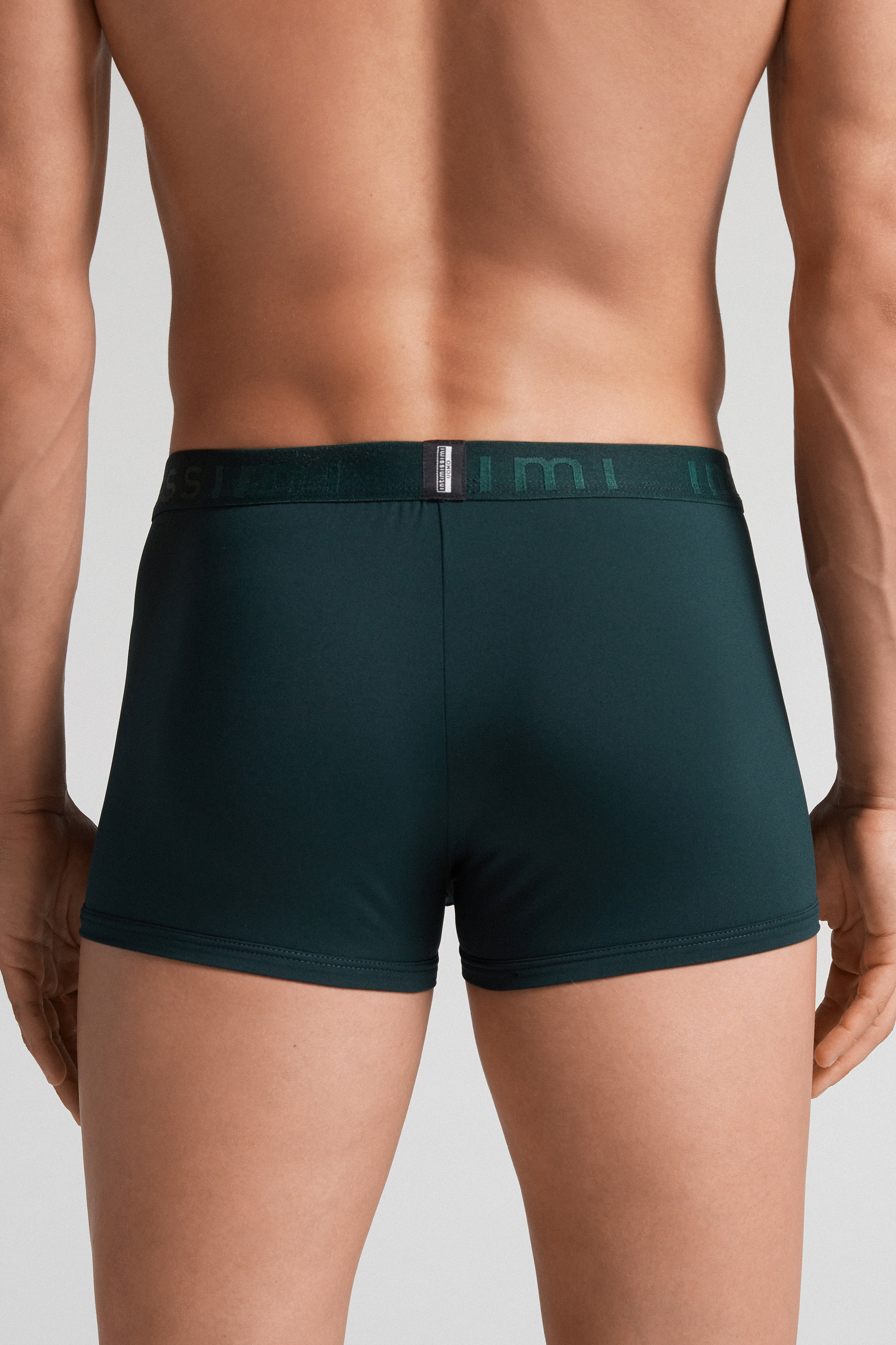 Boxer in Microfibra con Logo