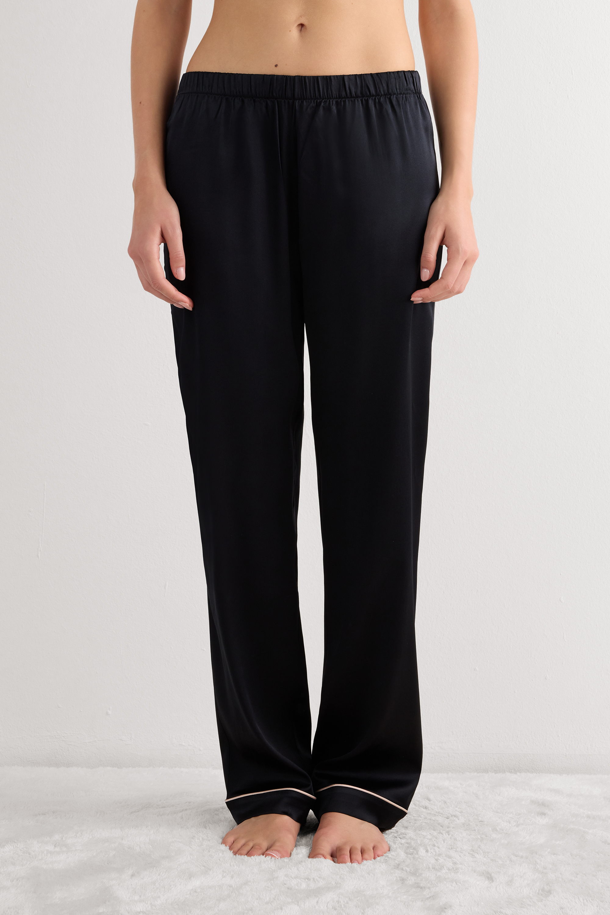 Pantalone lungo in Seta