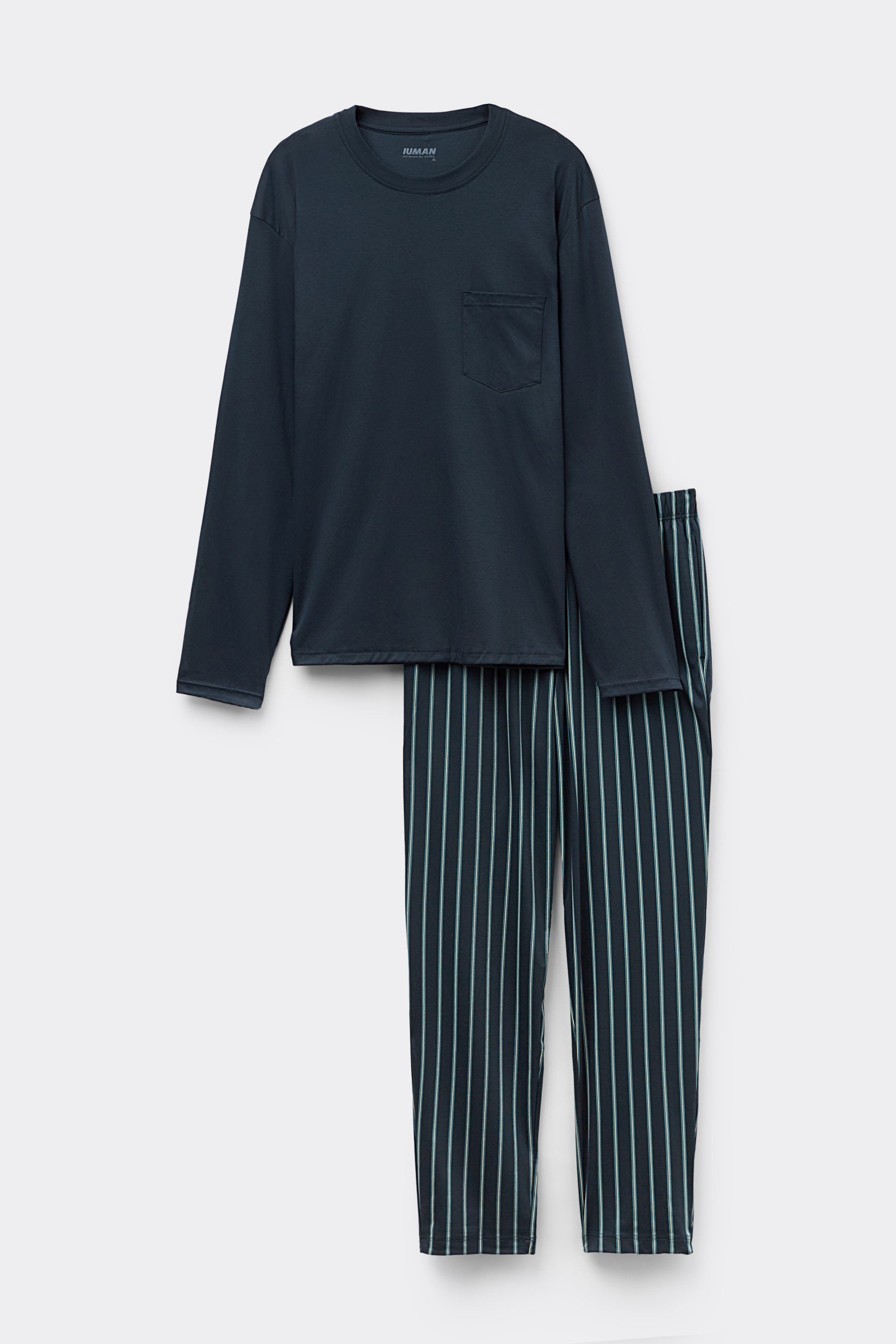Pigiama Lungo in Cotone Premium Mercerizzato Stampato