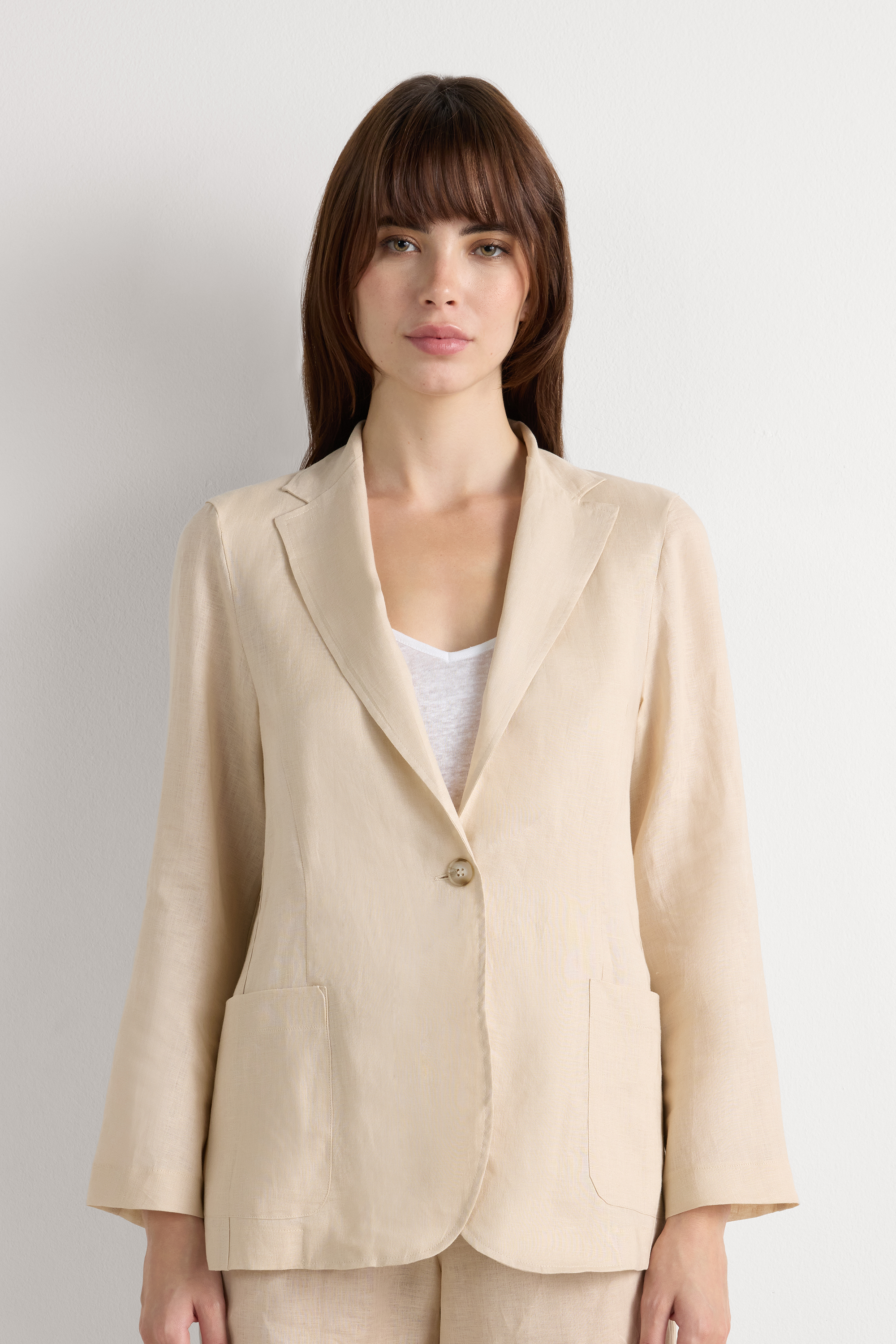 Giacca in Tela di Lino The Pure Linen