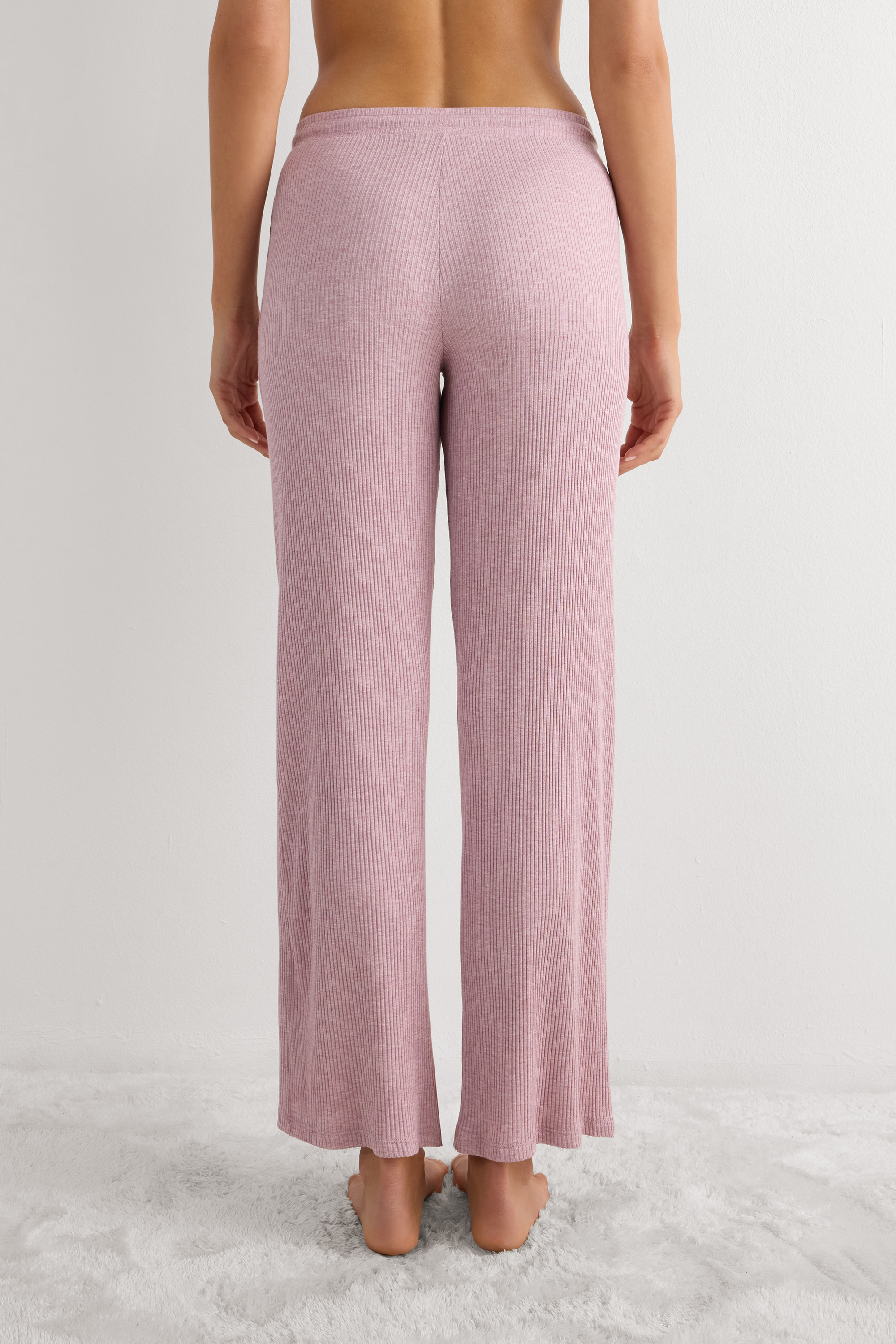 Pantalone Lungo a Palazzo in Modal Chic Comfort