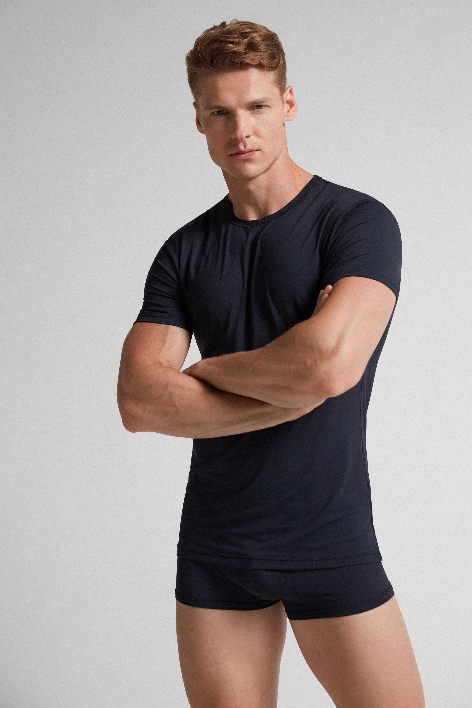 T-shirt in Microfibra
