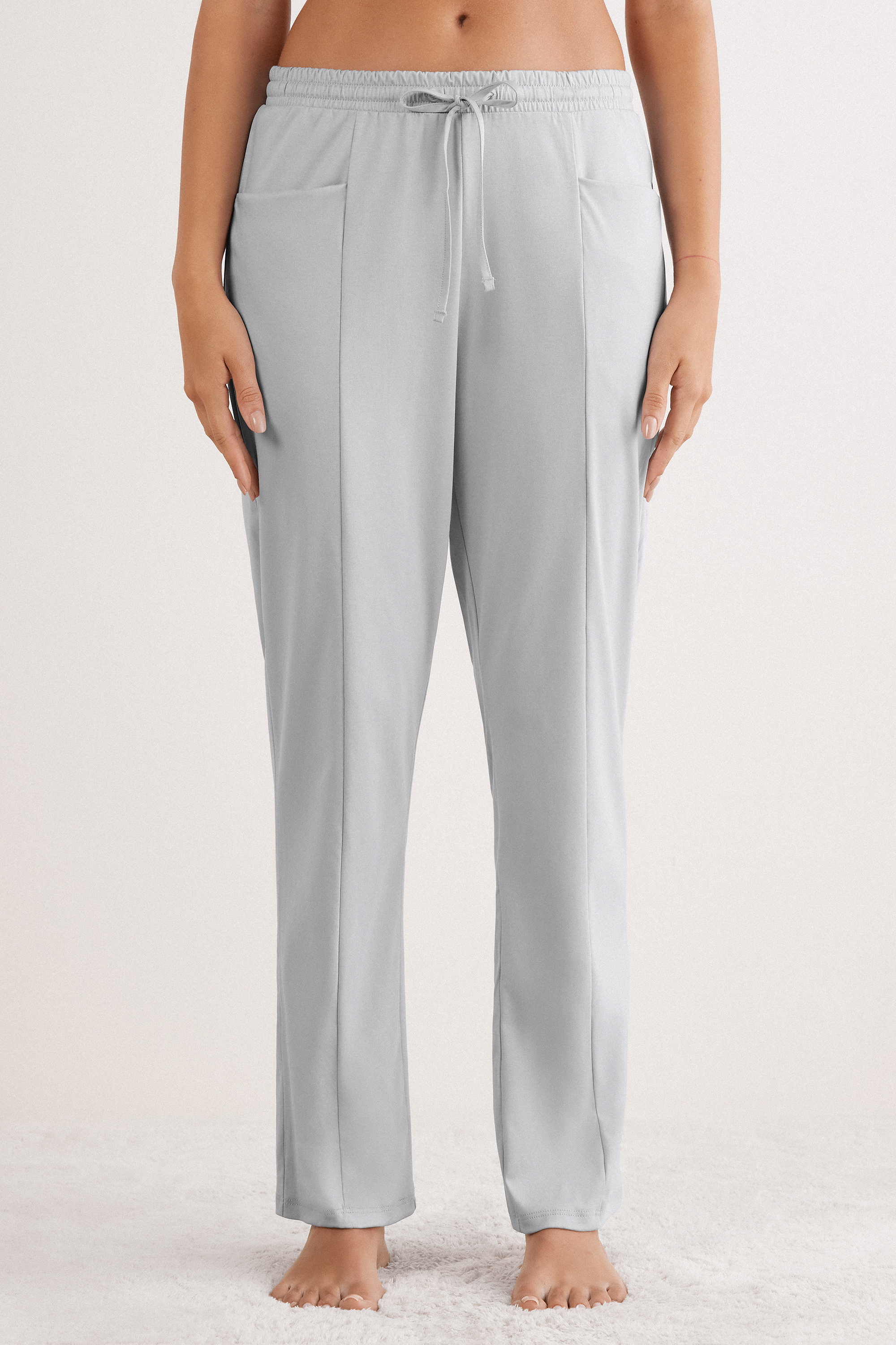 Pantaloni Lunghi in Cotone Elevated Cotton