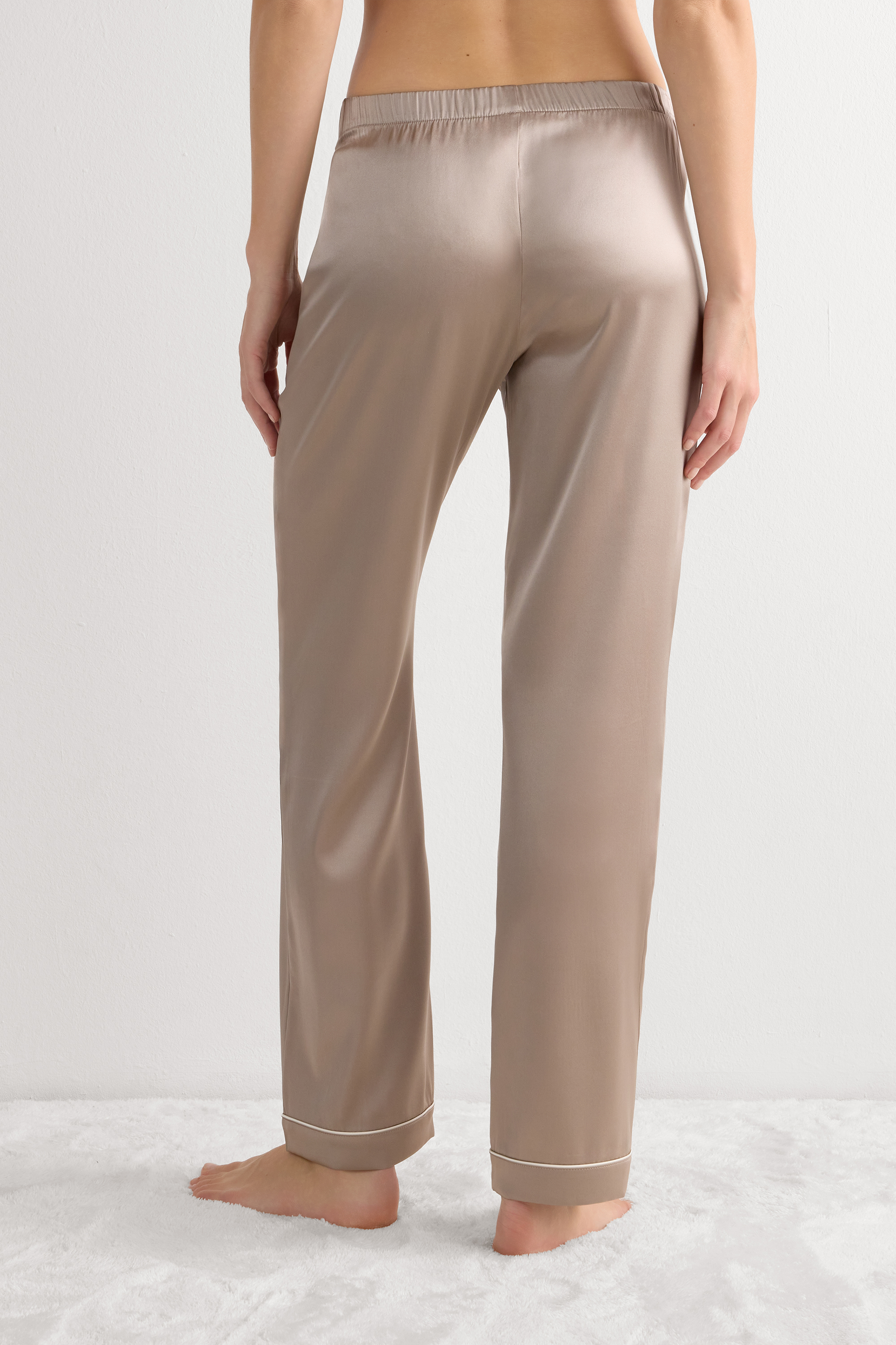 Pantalone lungo in Seta