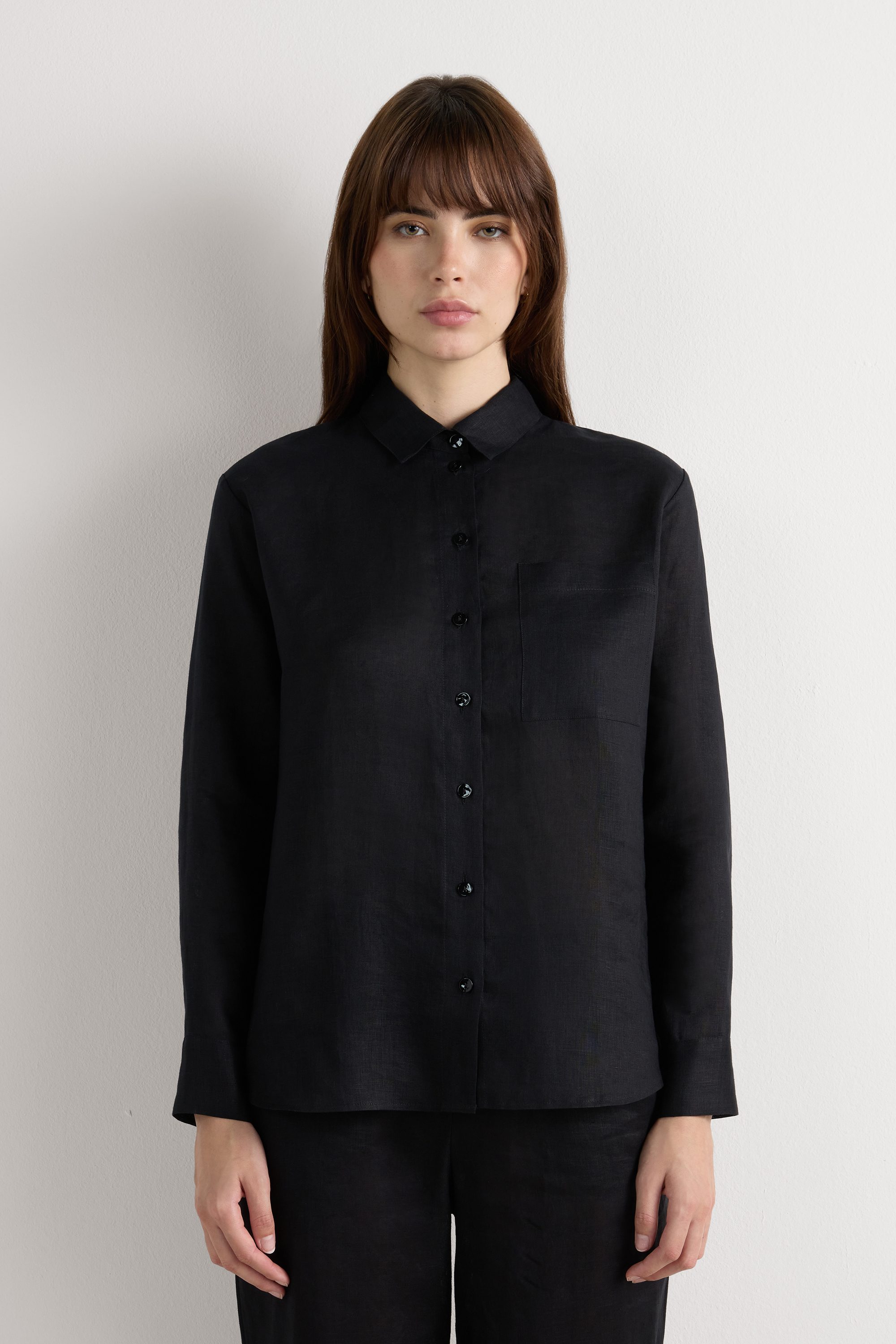 Camicia in Tela di Lino The Pure Linen