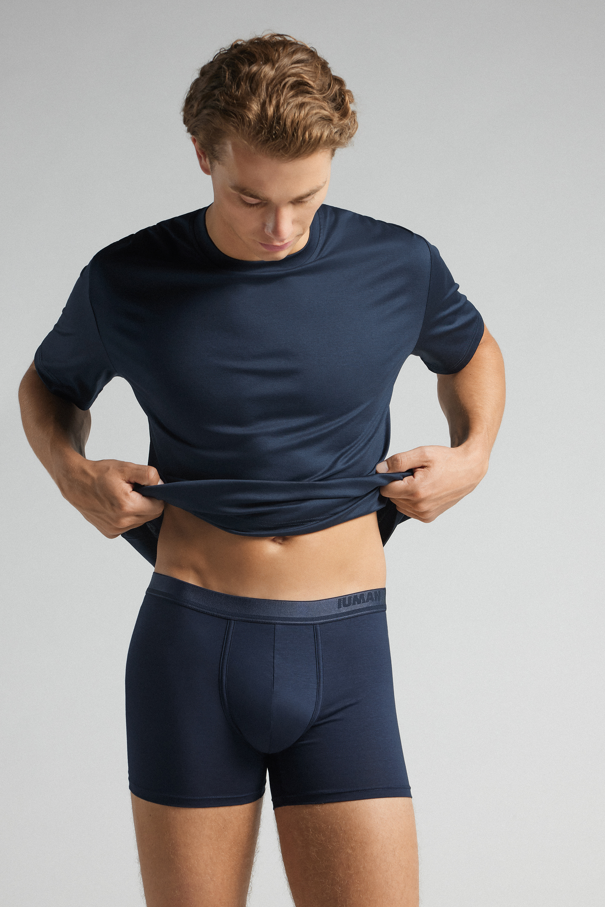 Boxer in Cotone Mercerizzato filo Premium con Logo