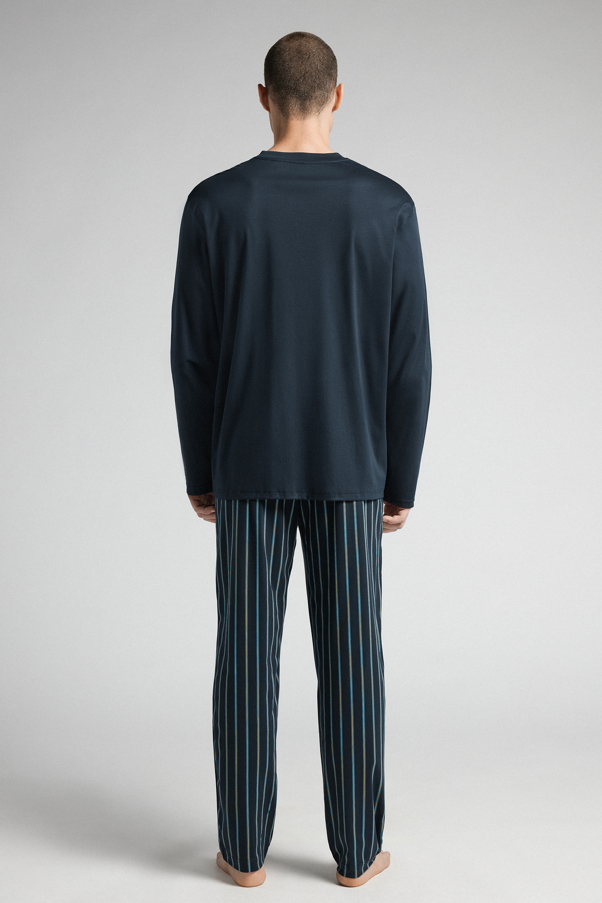 Pigiama Lungo in Cotone Premium Mercerizzato Stampato