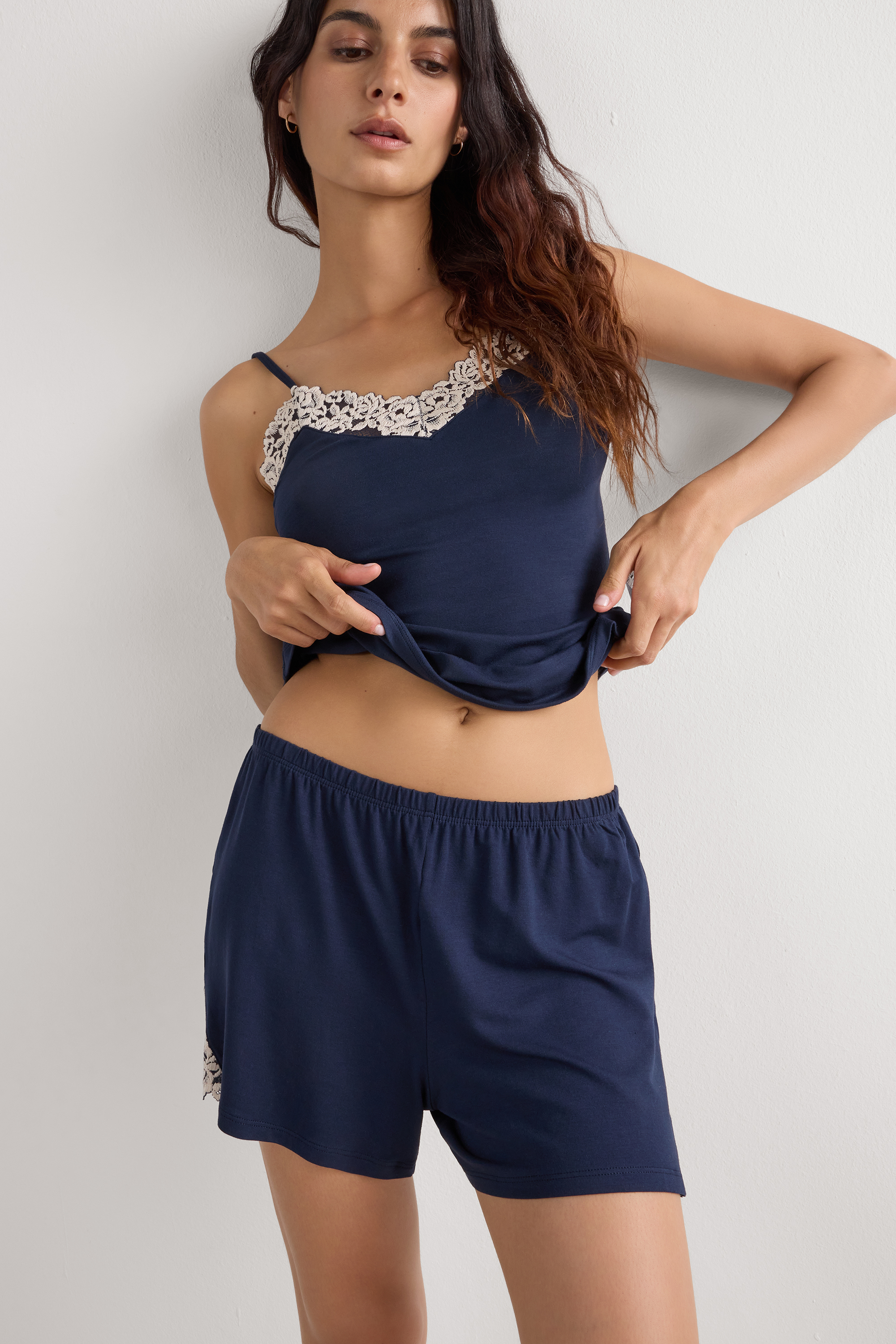 Pantaloncino in Modal Pretty Flowers