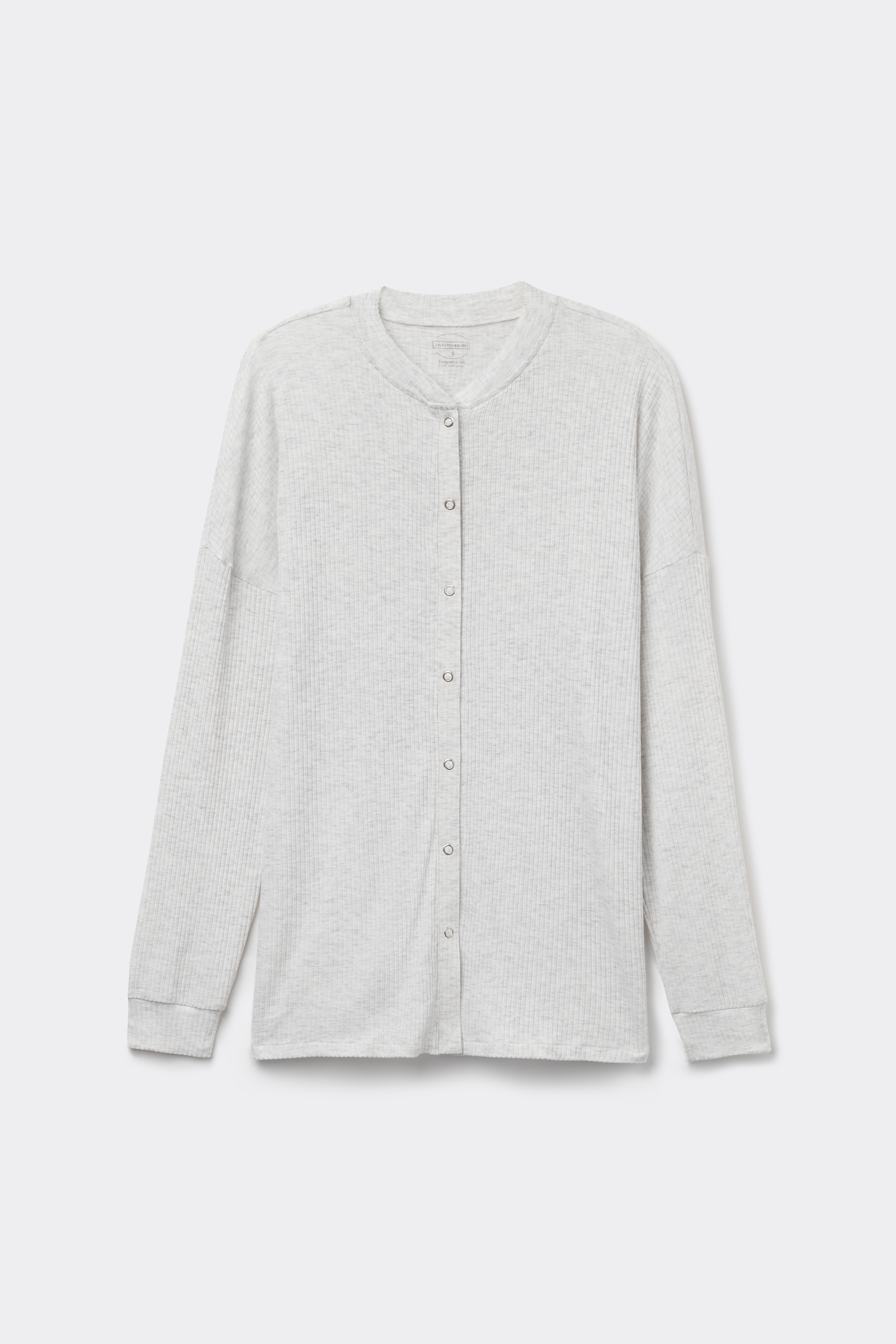 Maglia Manica Lunga Aperta Davanti in Modal Chic Comfort