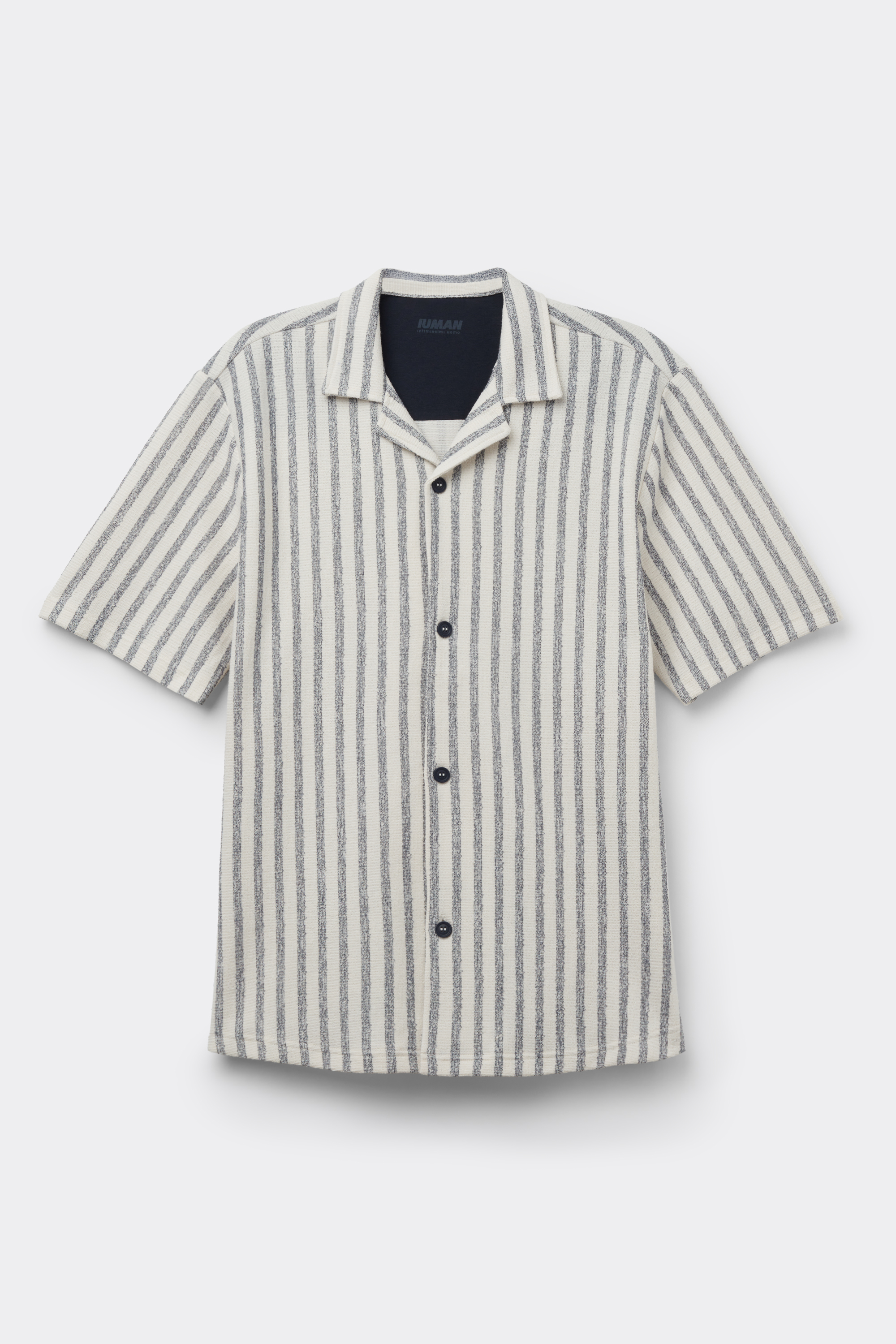 Camicia Manica Corta Bowling a Righe