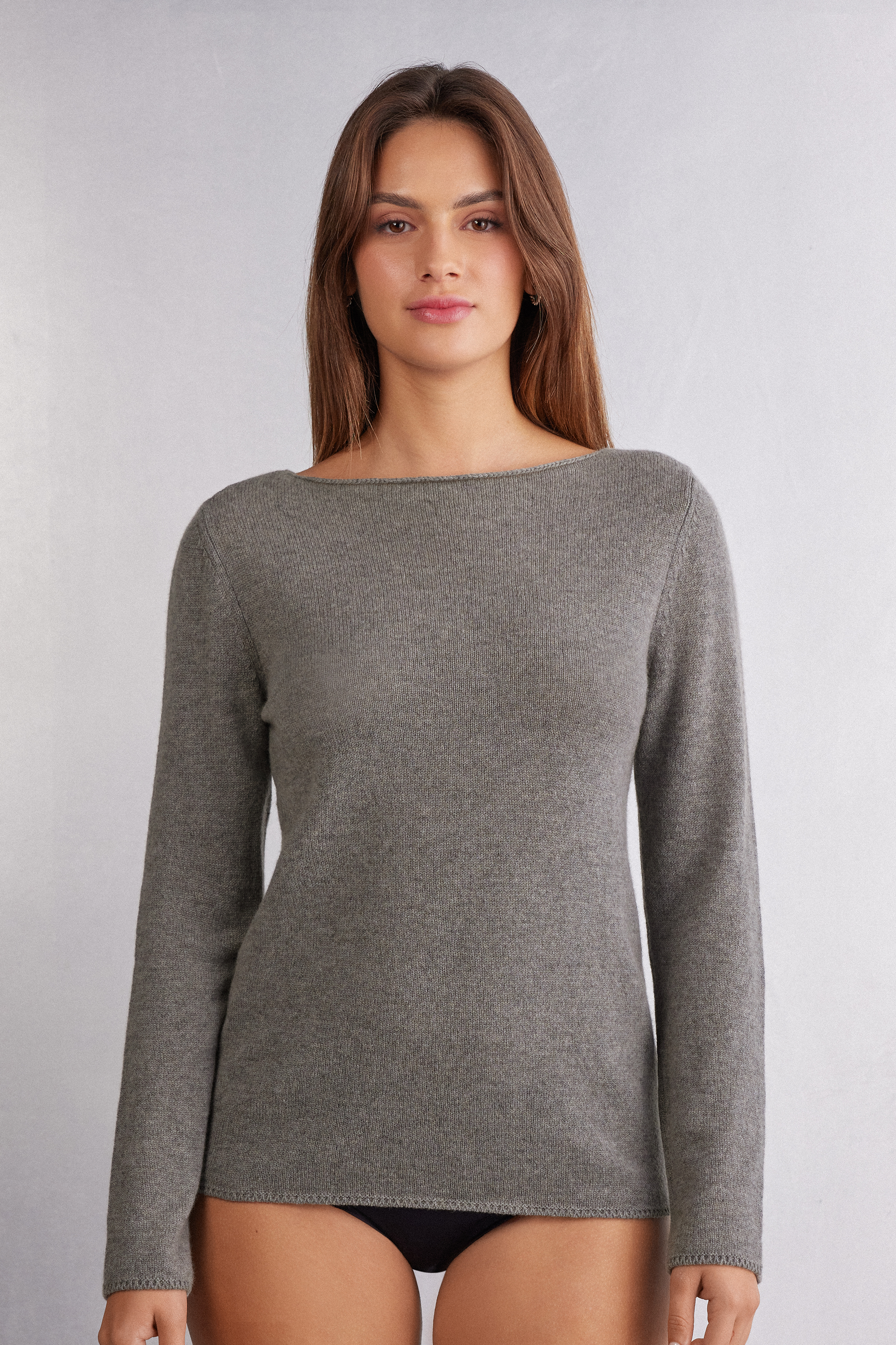 Maglia Manica Lunga 100% Cashmere