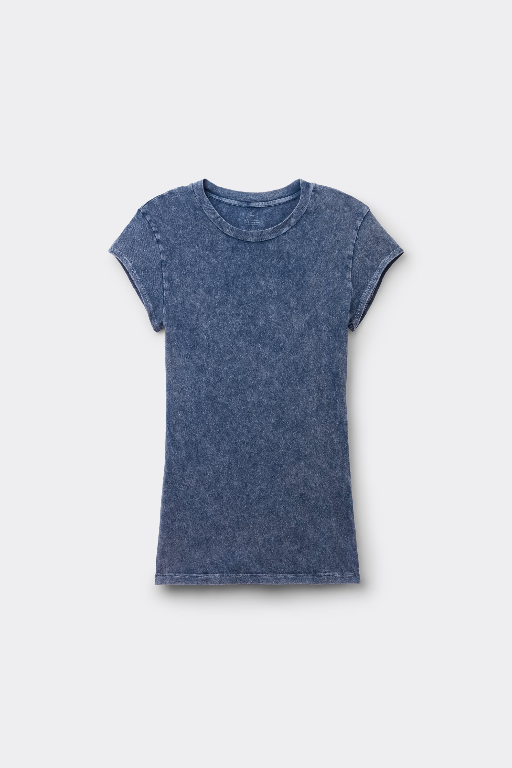 Maglia Manica Corta Denim Romance