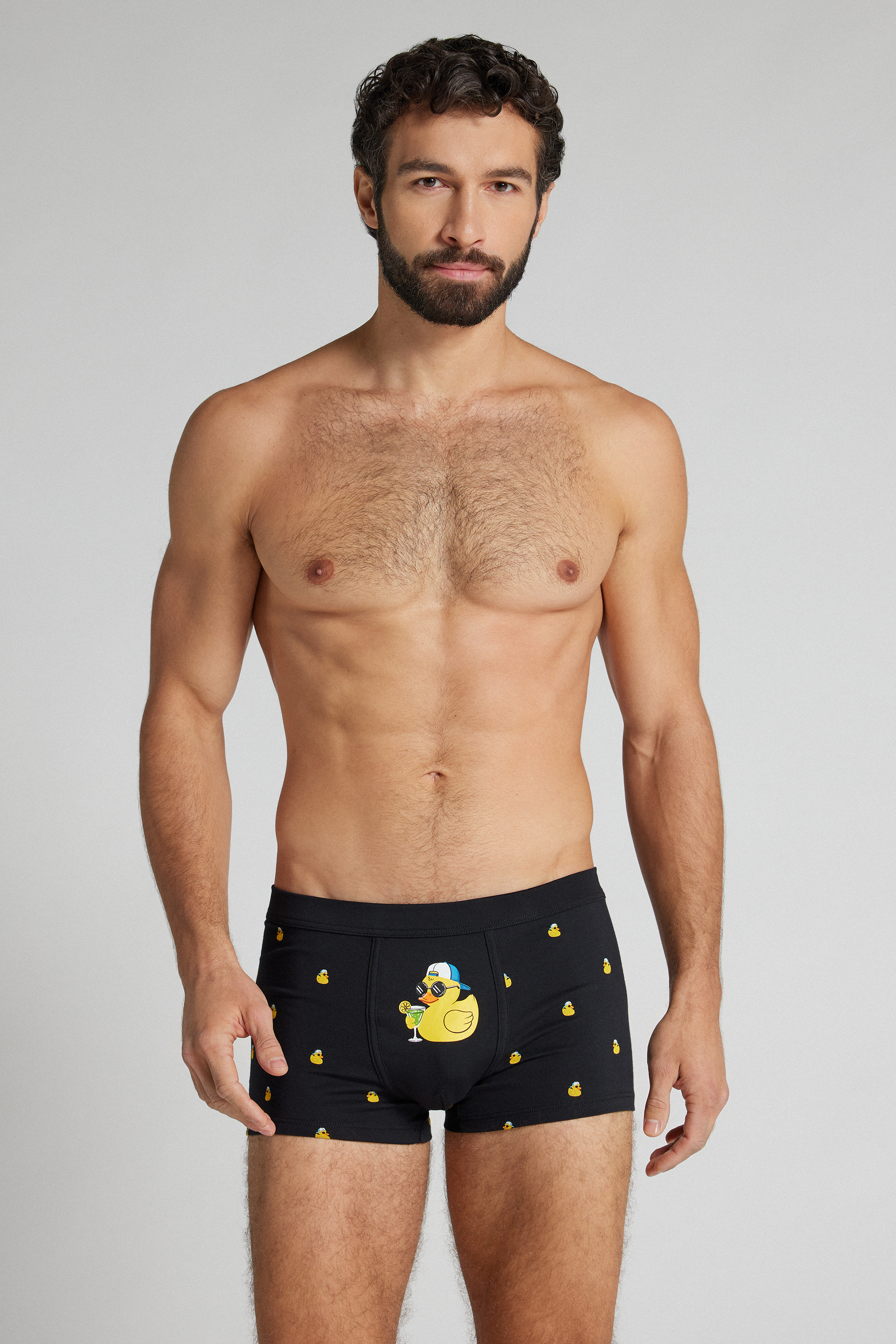 Boxer Cotone Superior Stampa Paperella