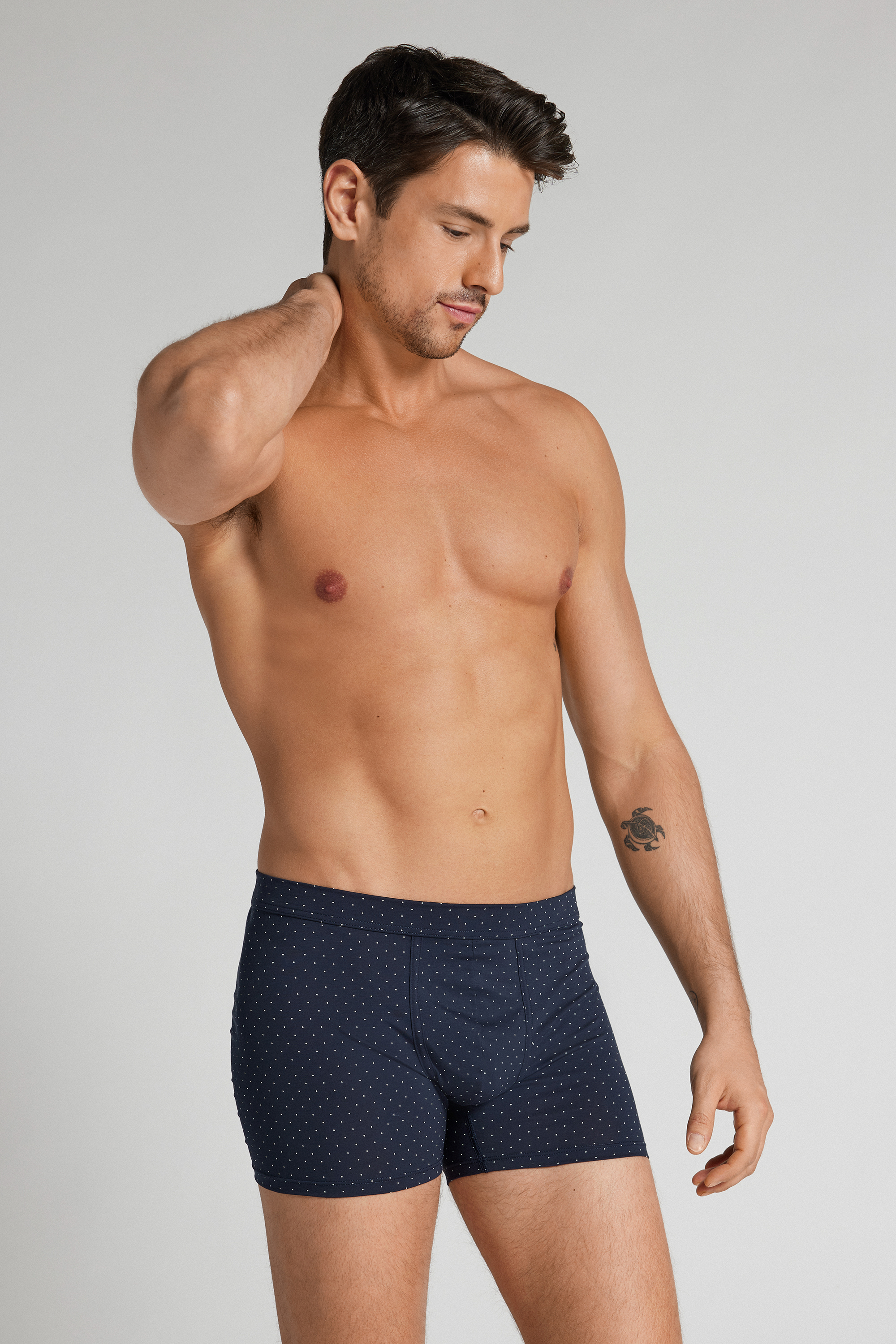 Boxer Cotone Mercerizzato filo Premium Stampa Pois