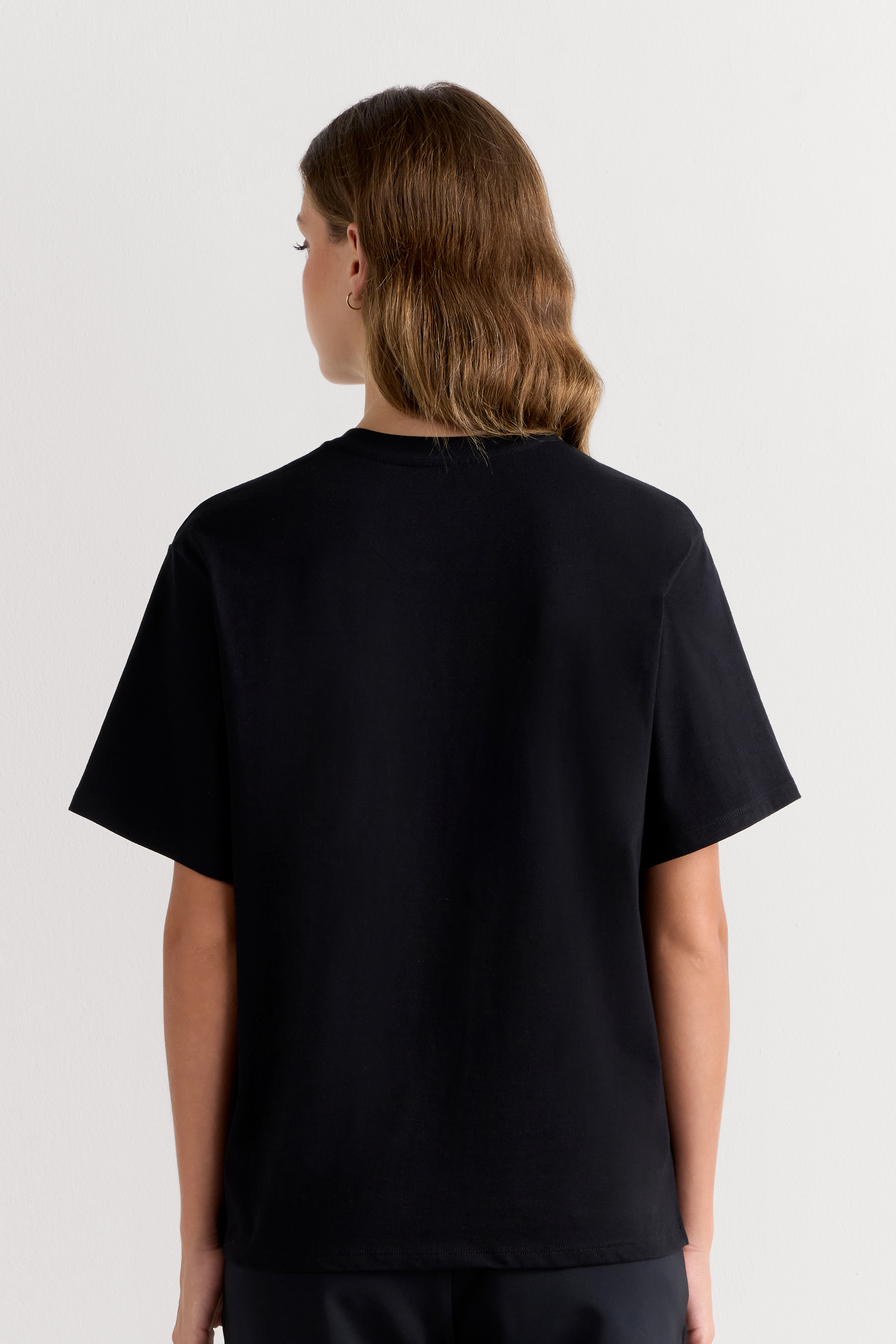 Maglia Manica Corta Boxy Fit in Cotone