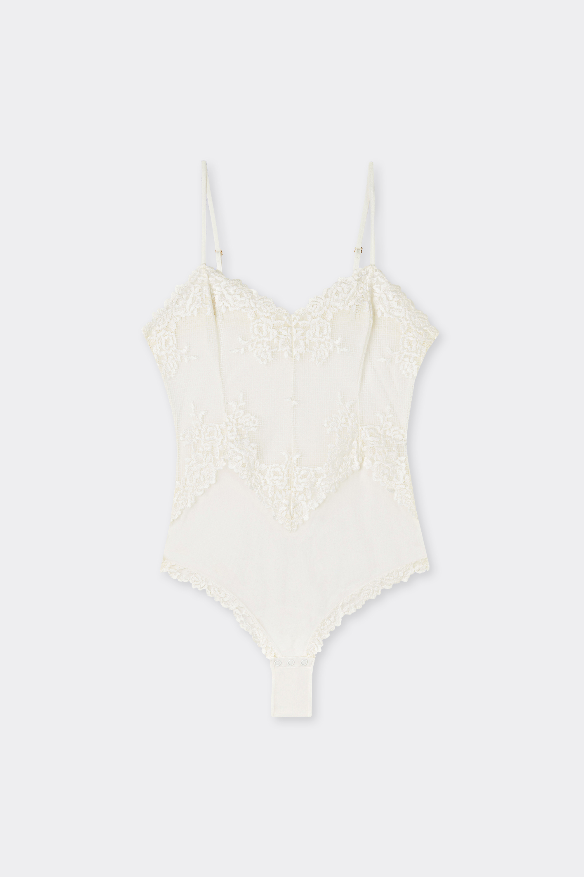 Body in Tulle e Pizzo Pretty Flowers