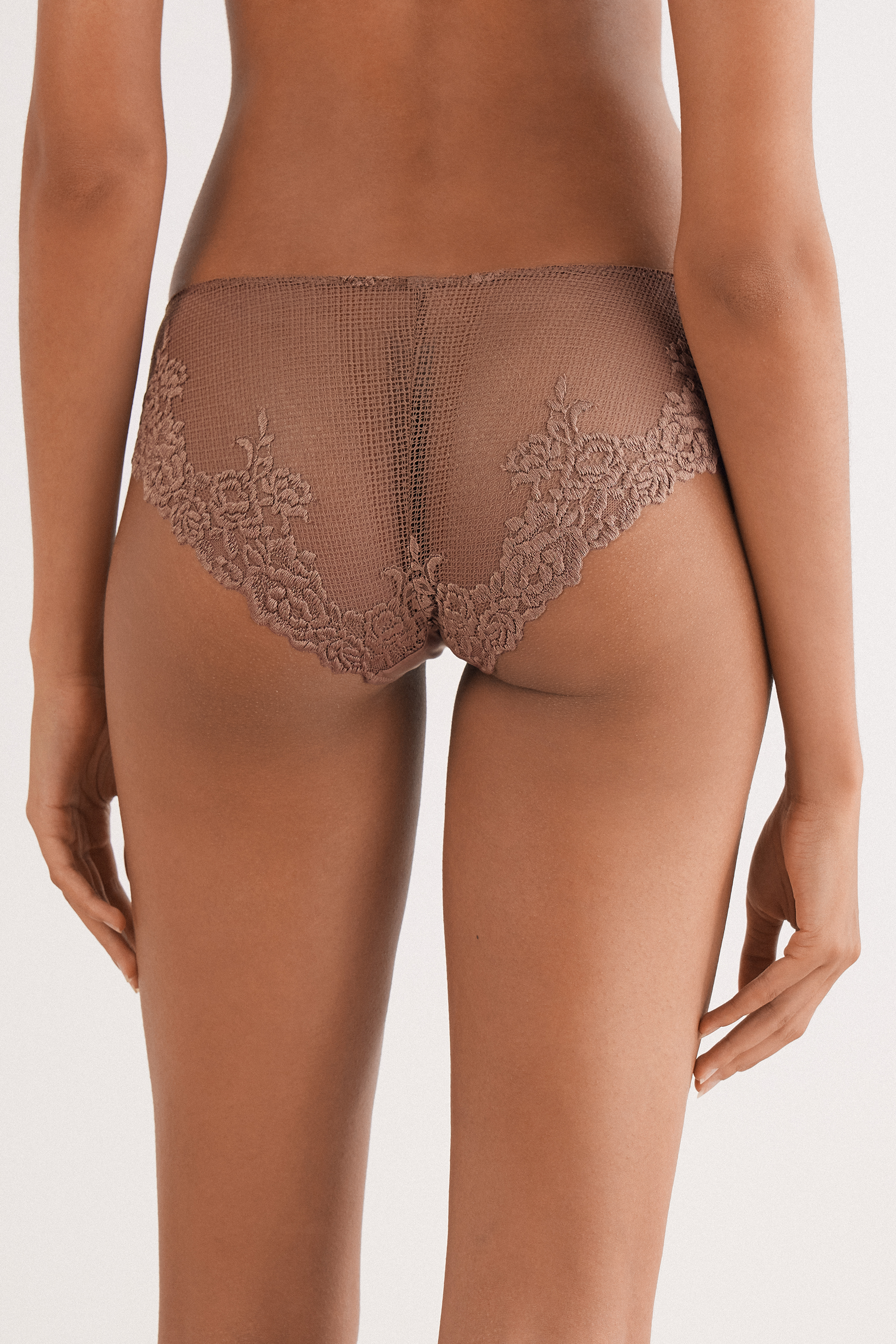 Slip in Pizzo Floreale Pretty Flowers