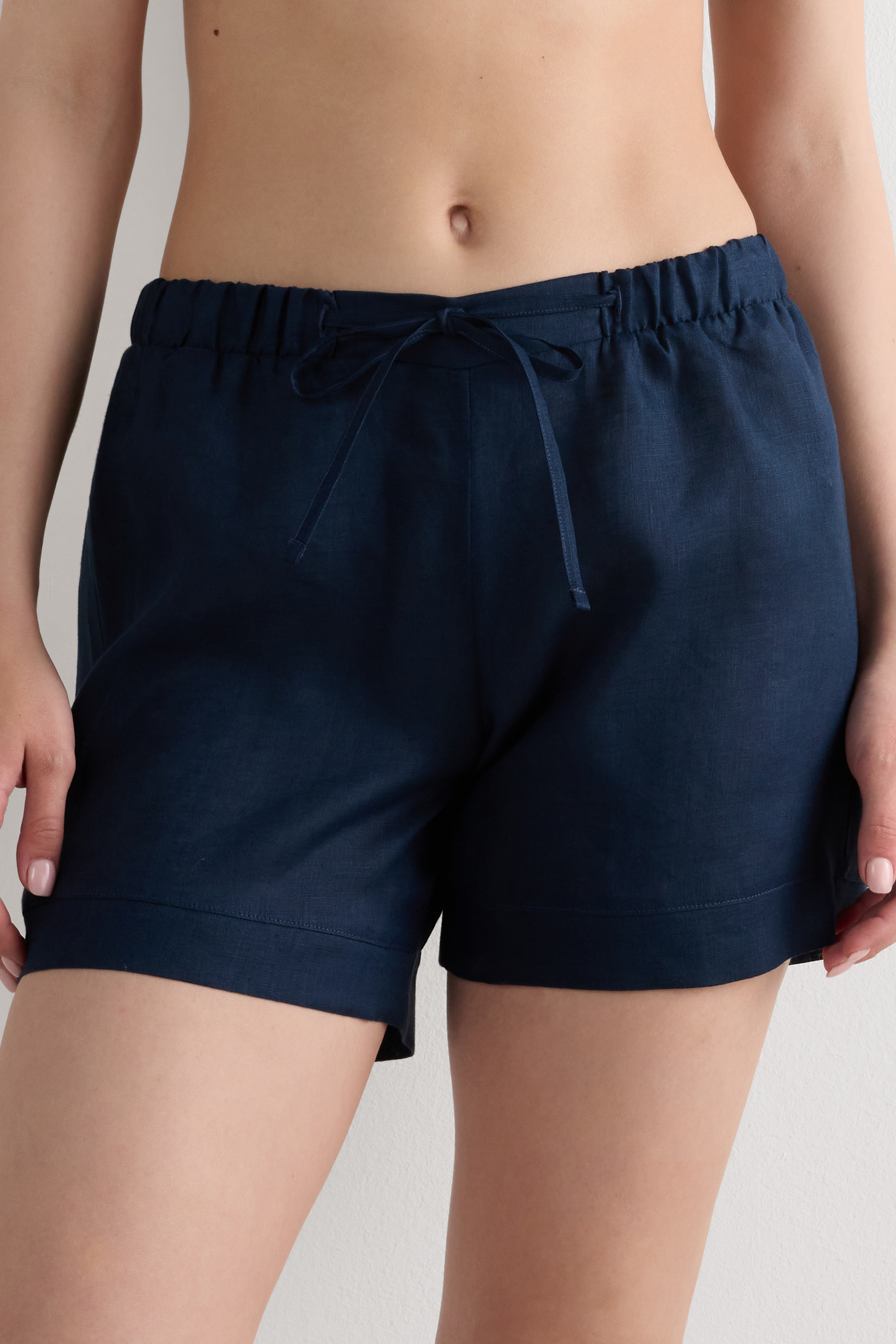 Pantaloncino in Tela di Lino The Pure Linen