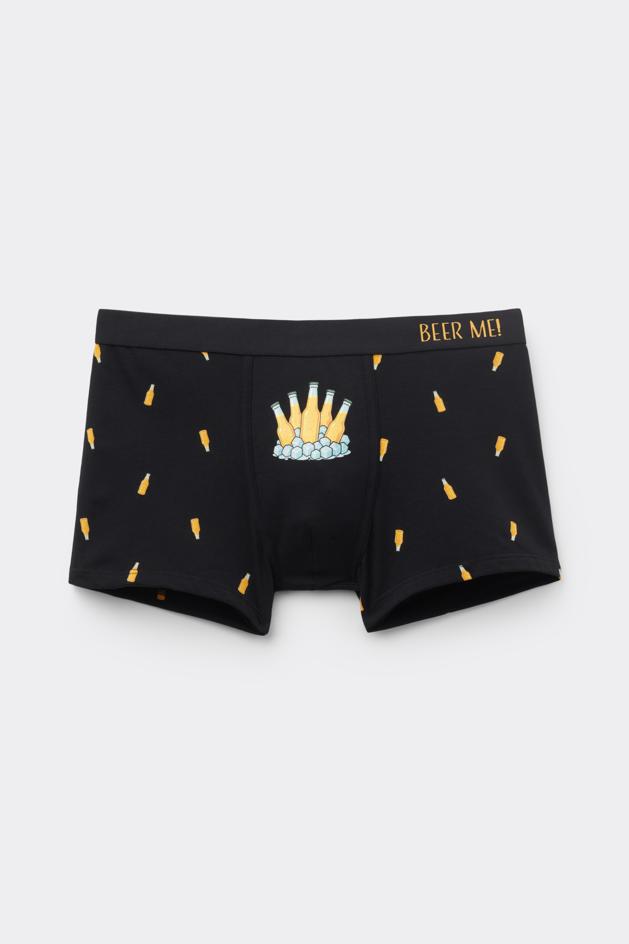 Boxer Cotone Superior Stampa Bottiglie Birra
