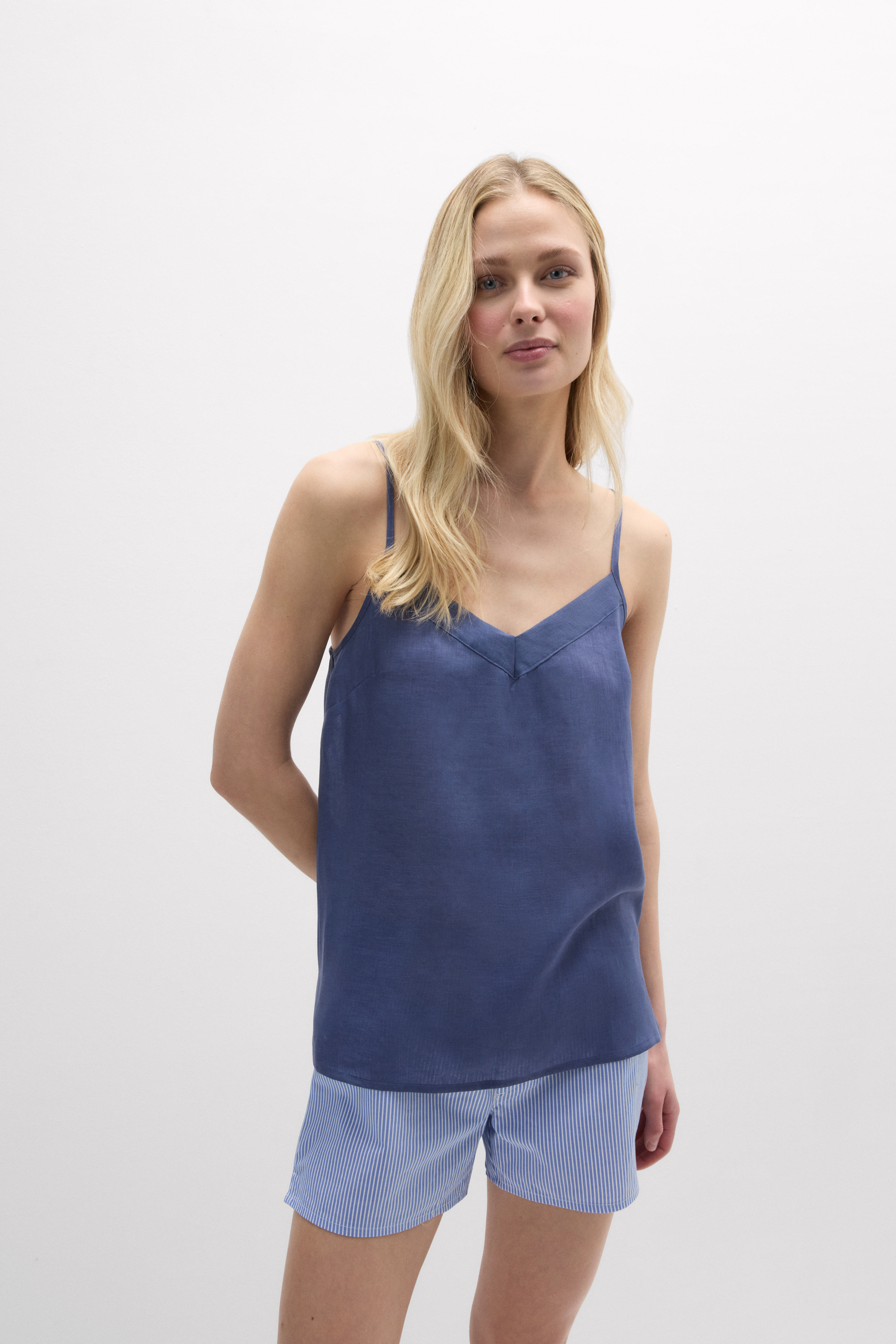Top in Tela di Lino The Pure Linen
