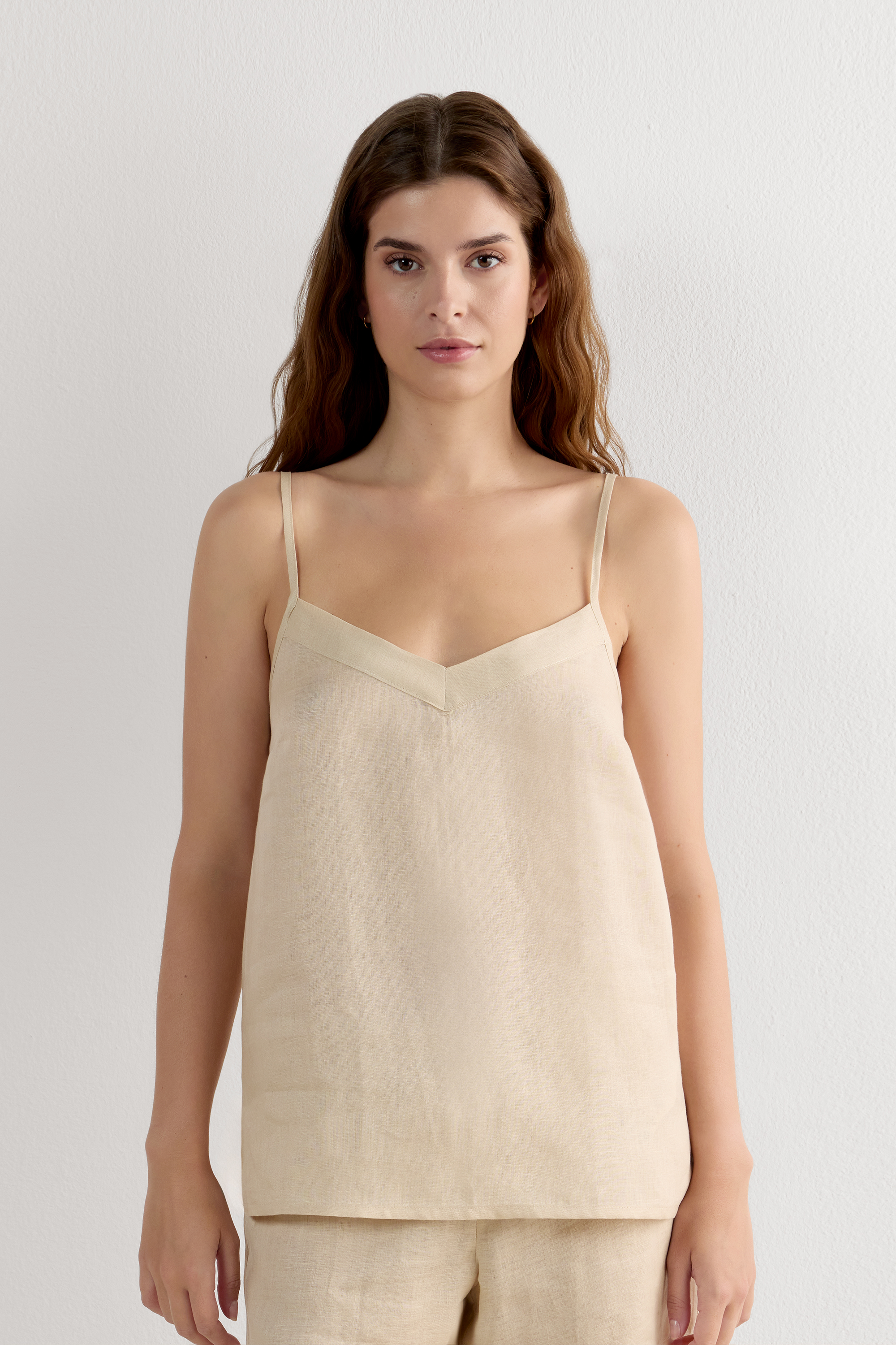 Top in Tela di Lino The Pure Linen