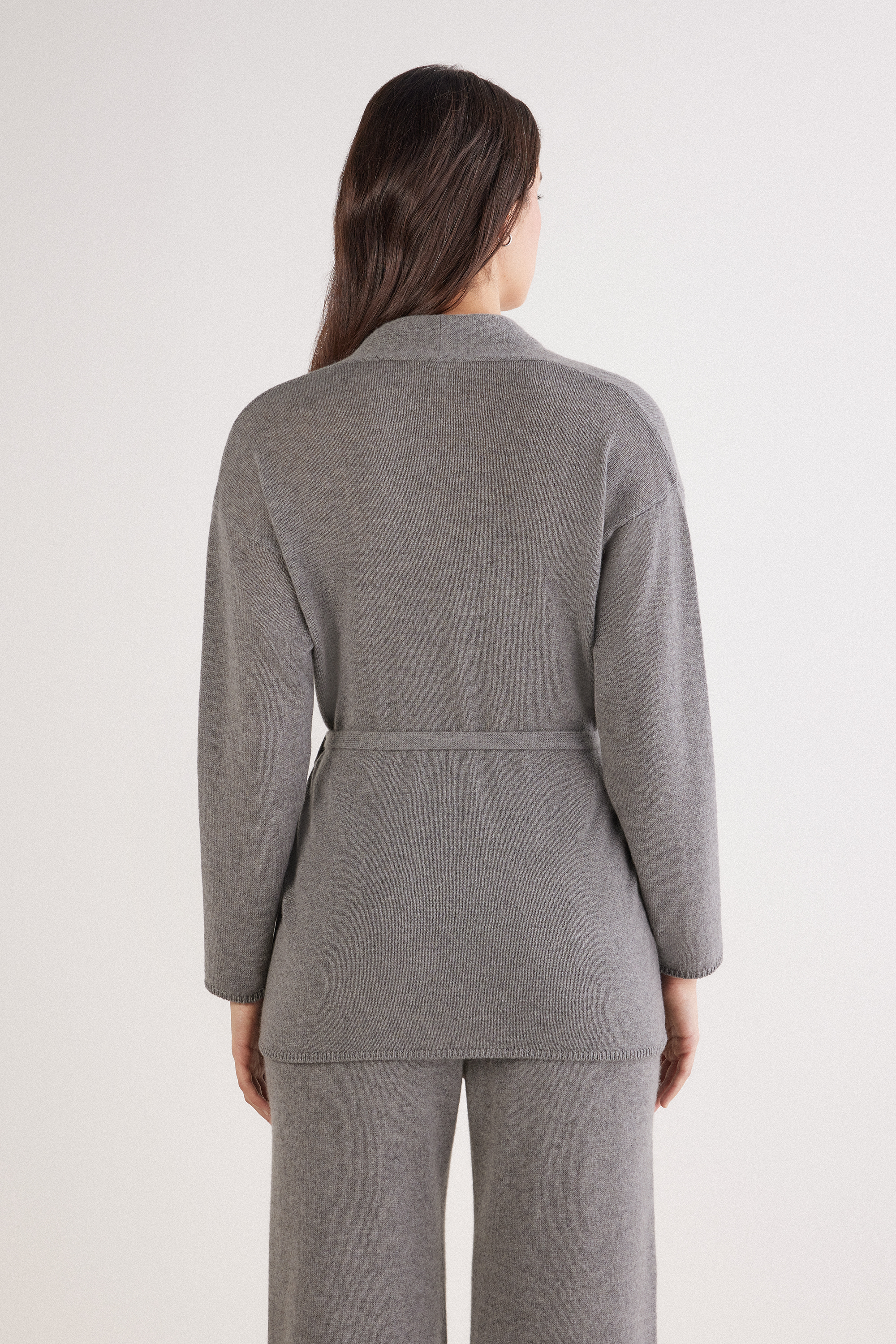 Cardigan con Cintura 100% Cashmere