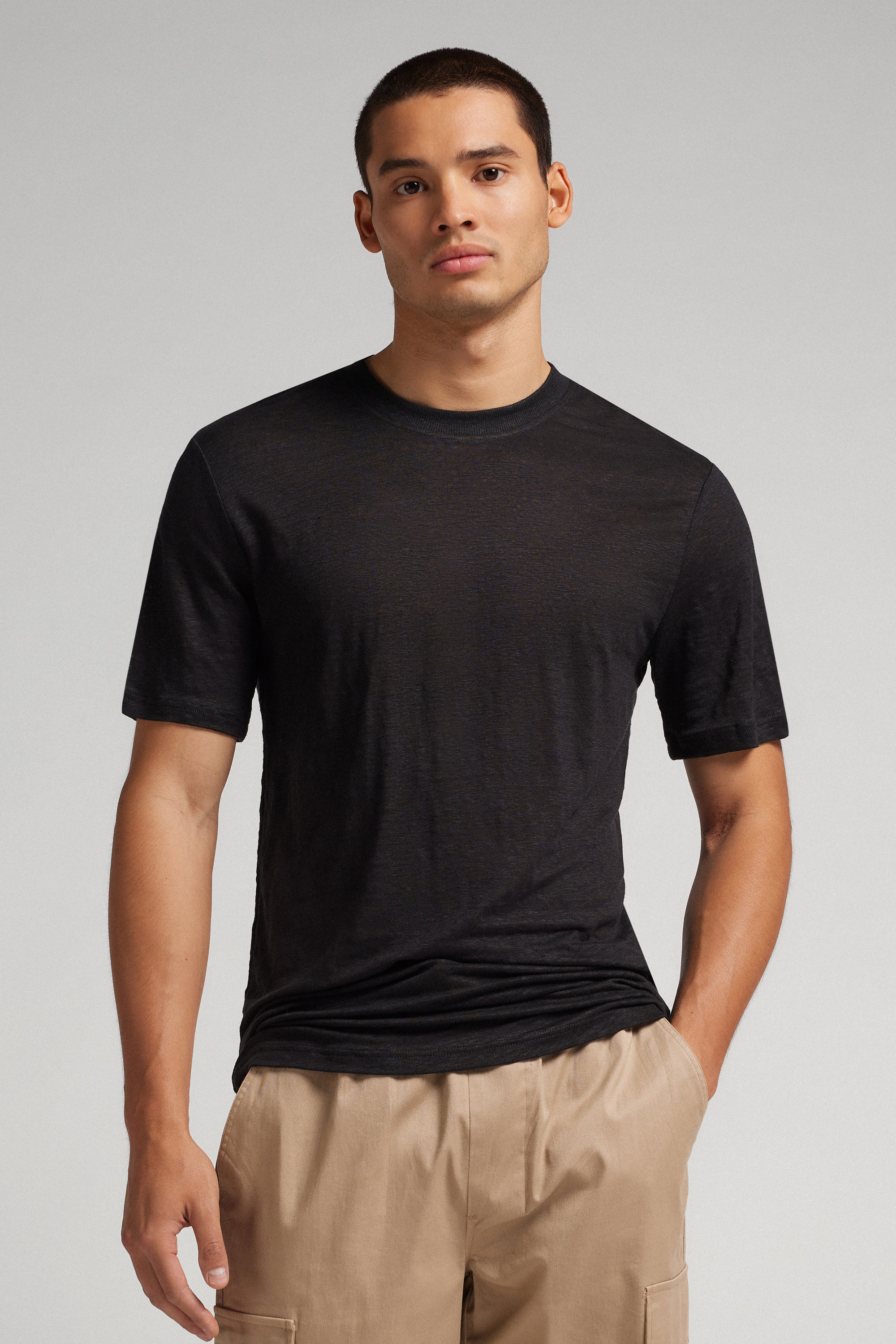 T-Shirt in 100% Lino Soft