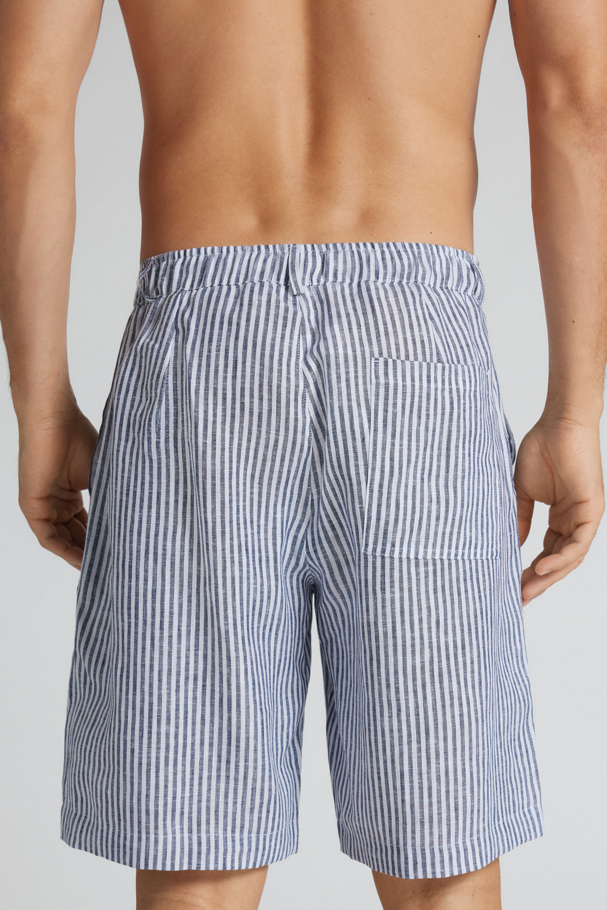 Pantaloni Corti in 100% Lino
