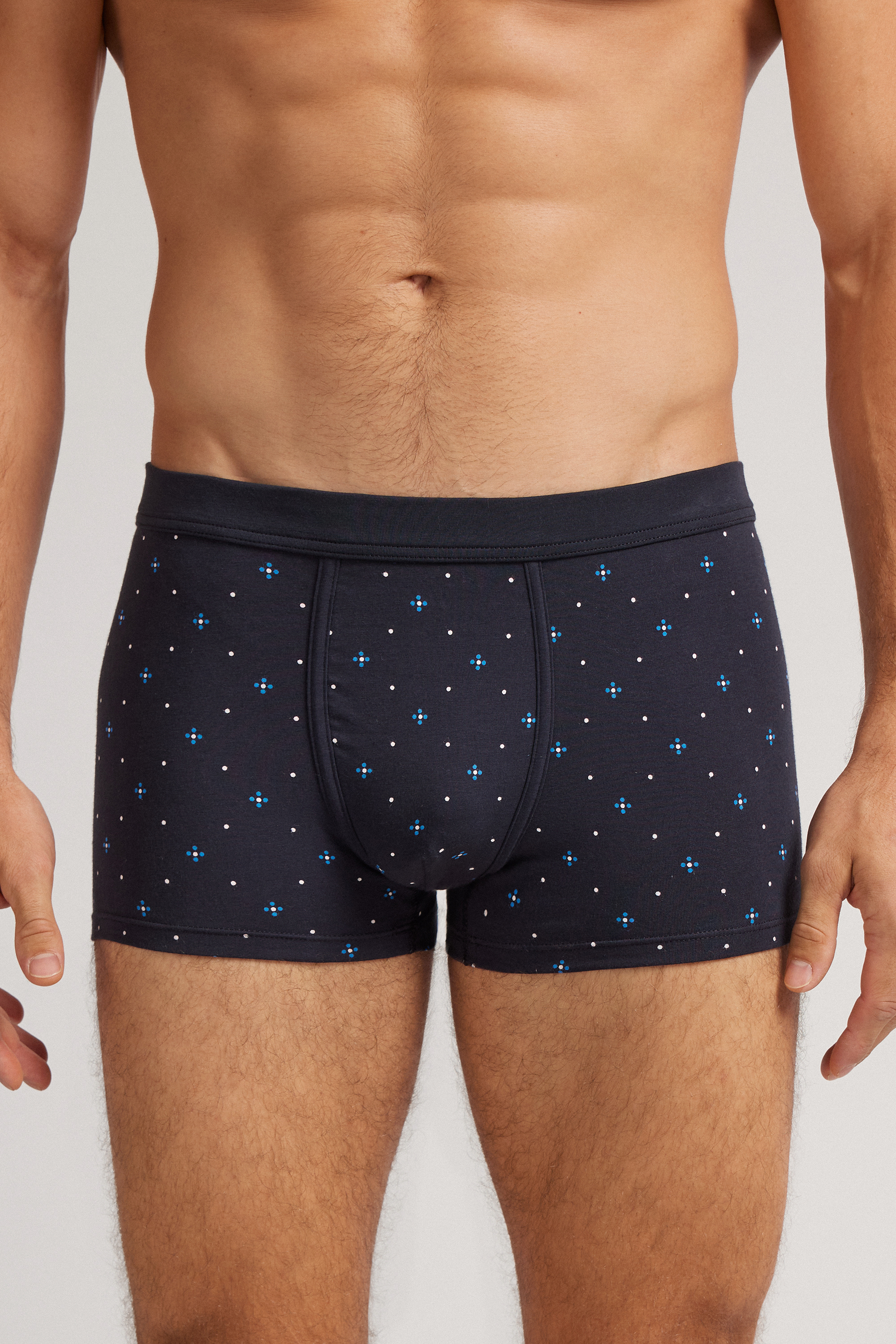 Boxer Cotone Superior Stampa Micro Fiore