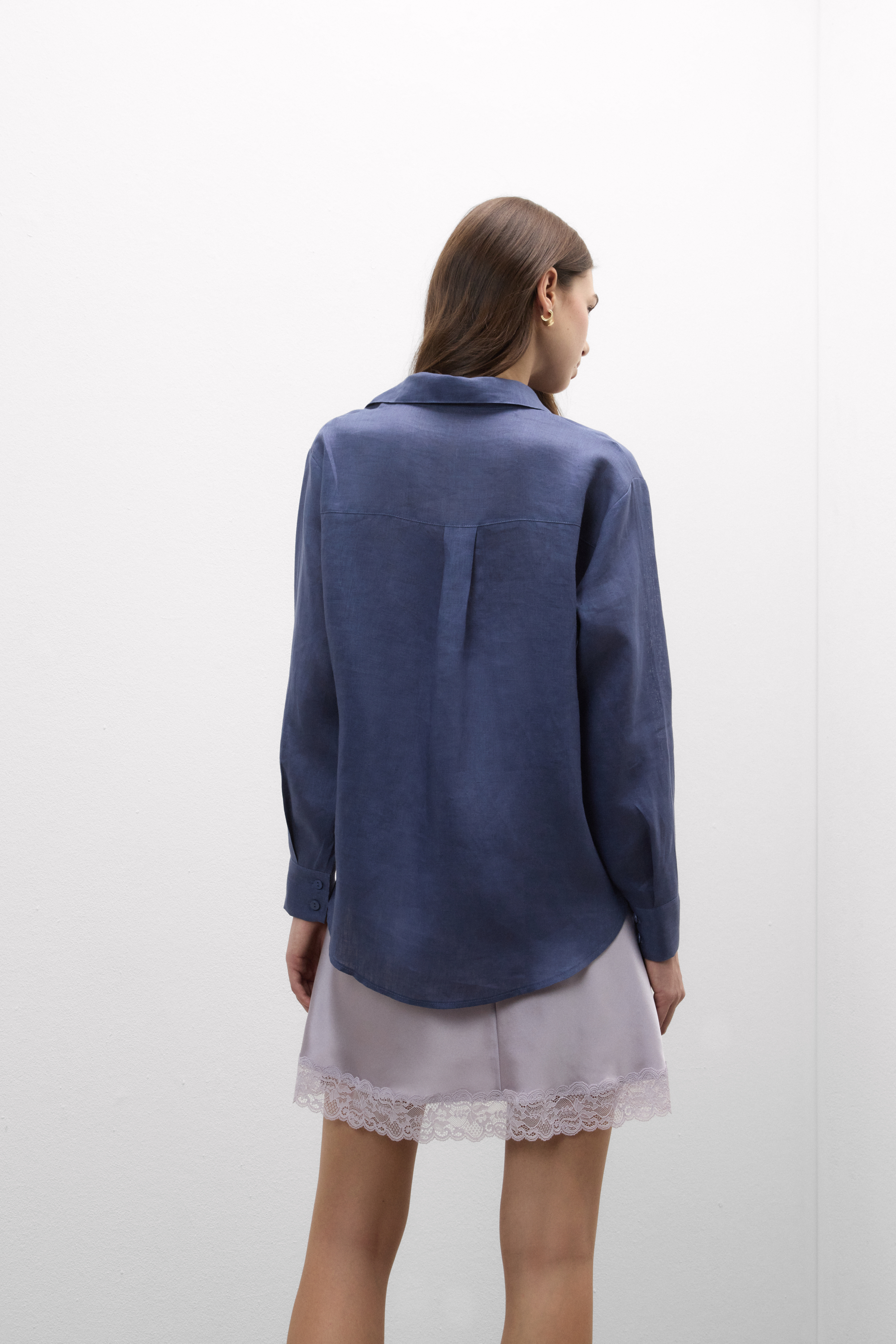 Camicia in Tela di Lino The Pure Linen