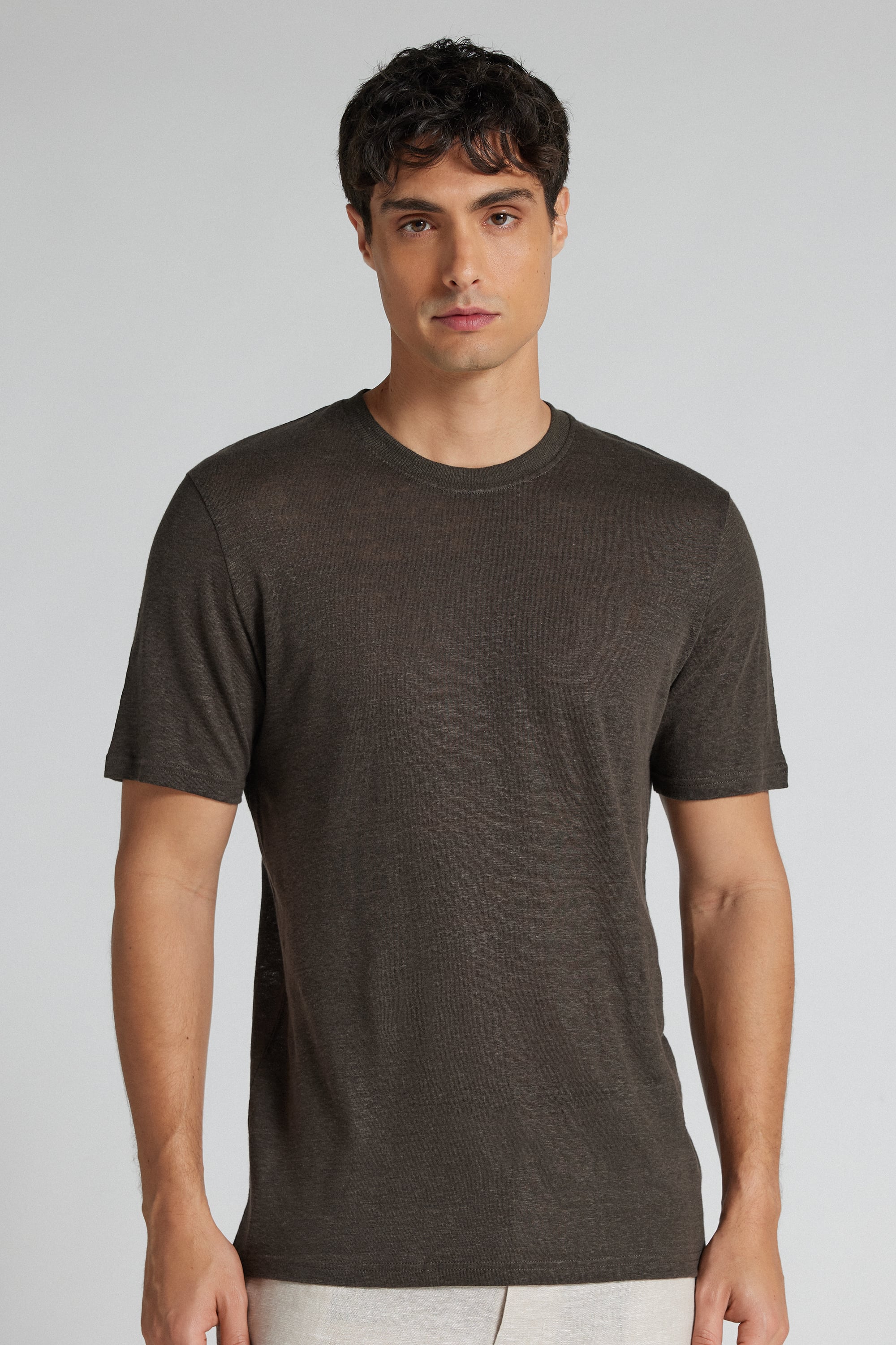 T-Shirt in 100% Lino Soft