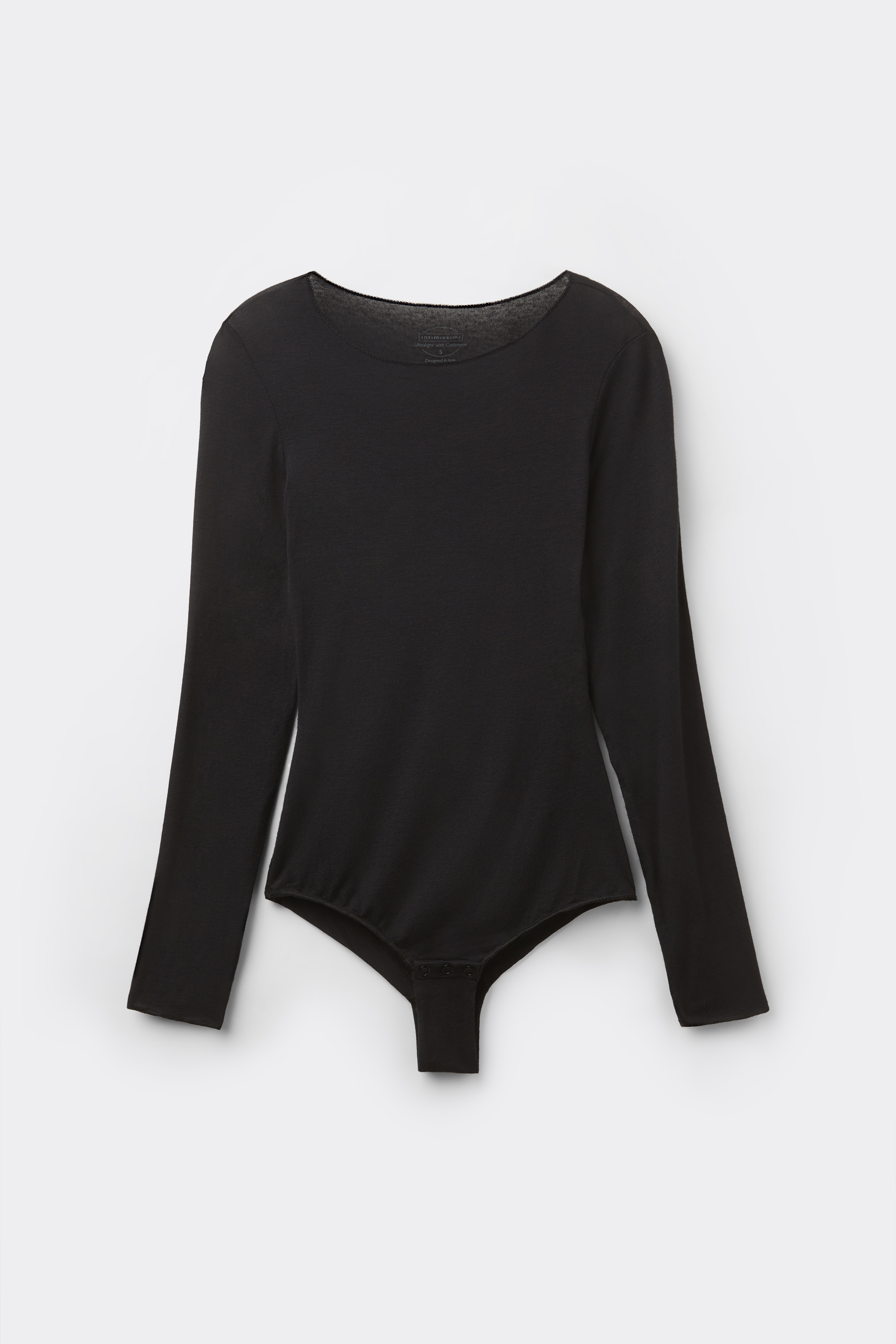 Body a Manica Lunga in Modal Cashmere Ultralight