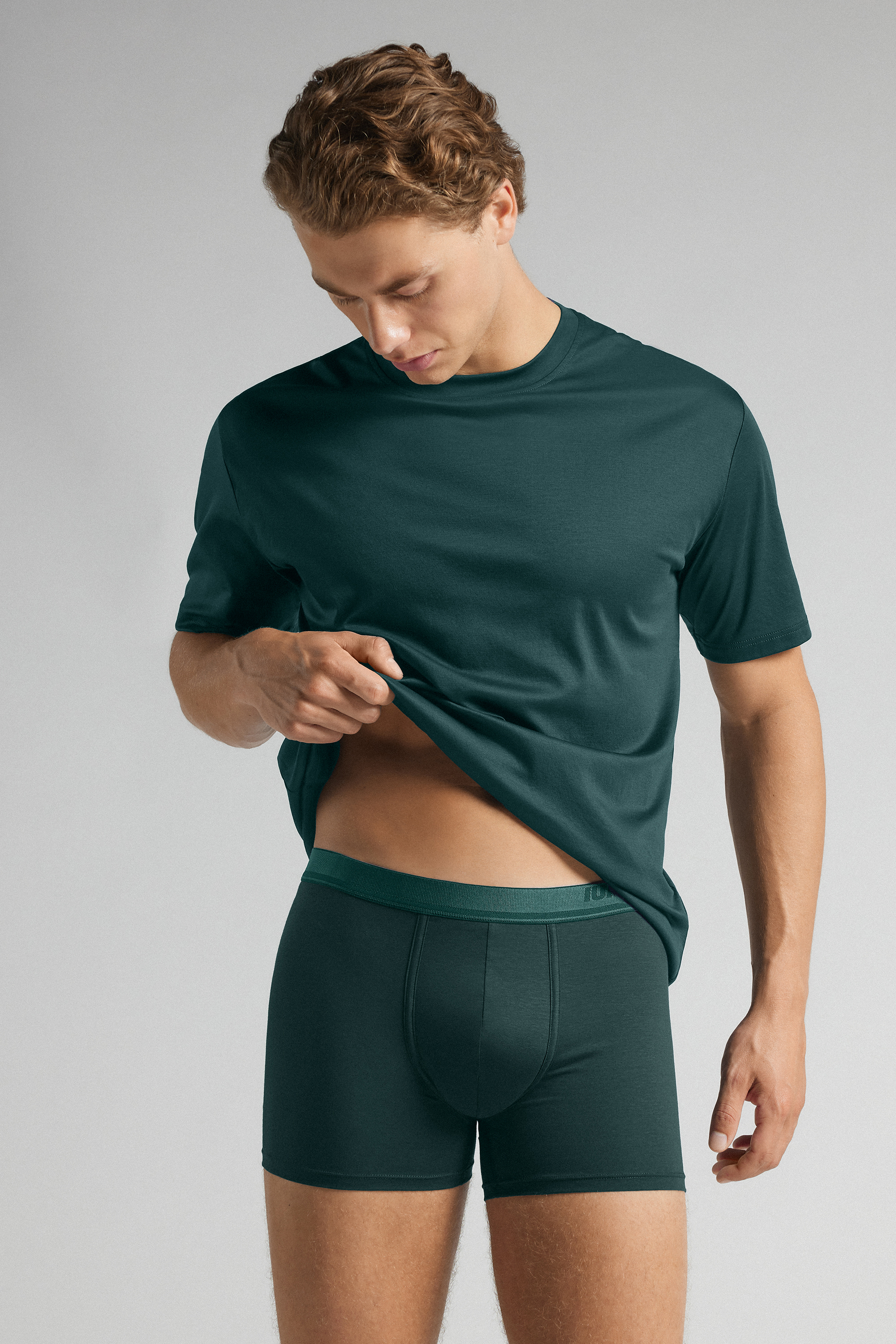 Boxer in Cotone Mercerizzato filo Premium con Logo