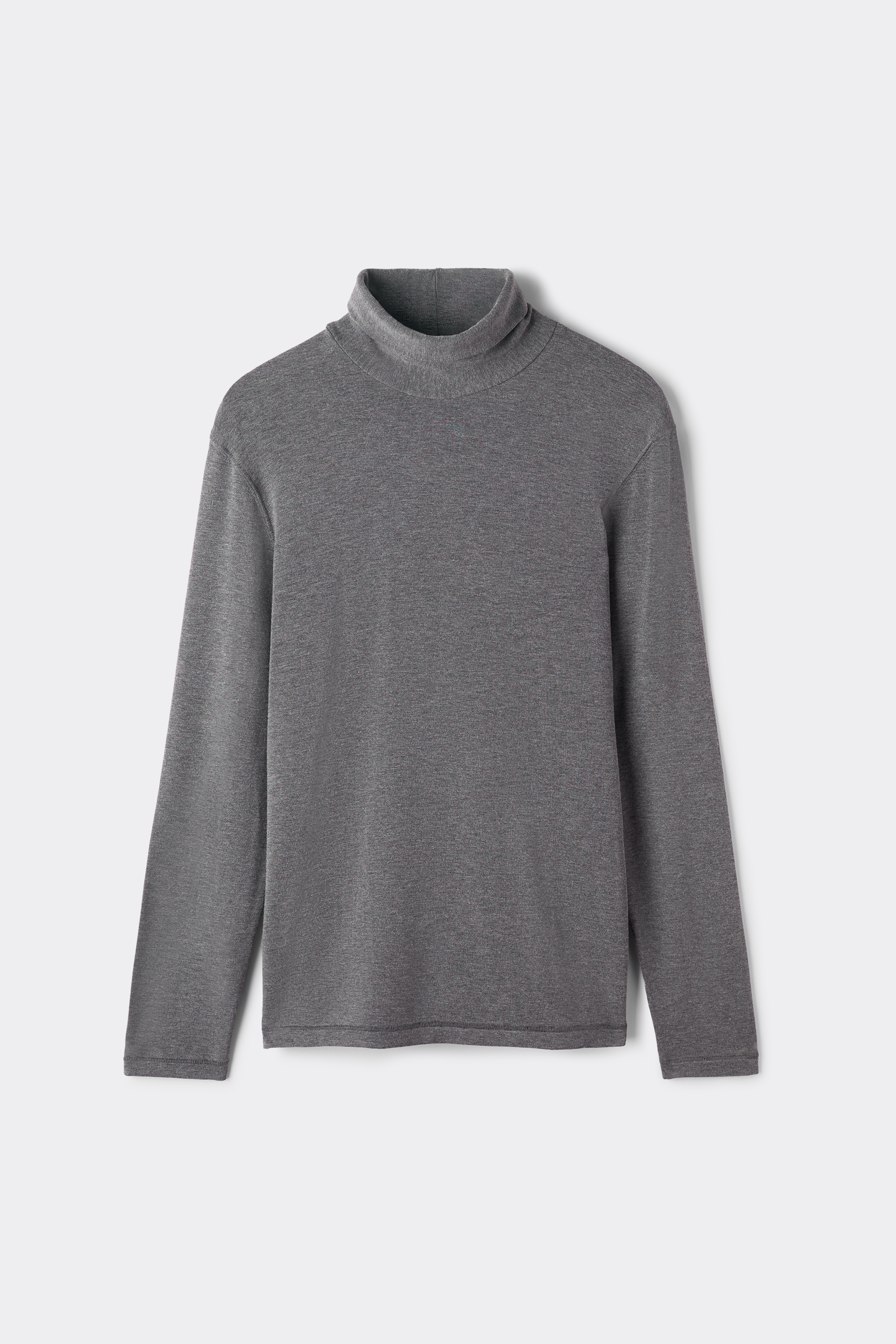 Maglia a Manica Lunga in Modal Cashmere Collo Alto
