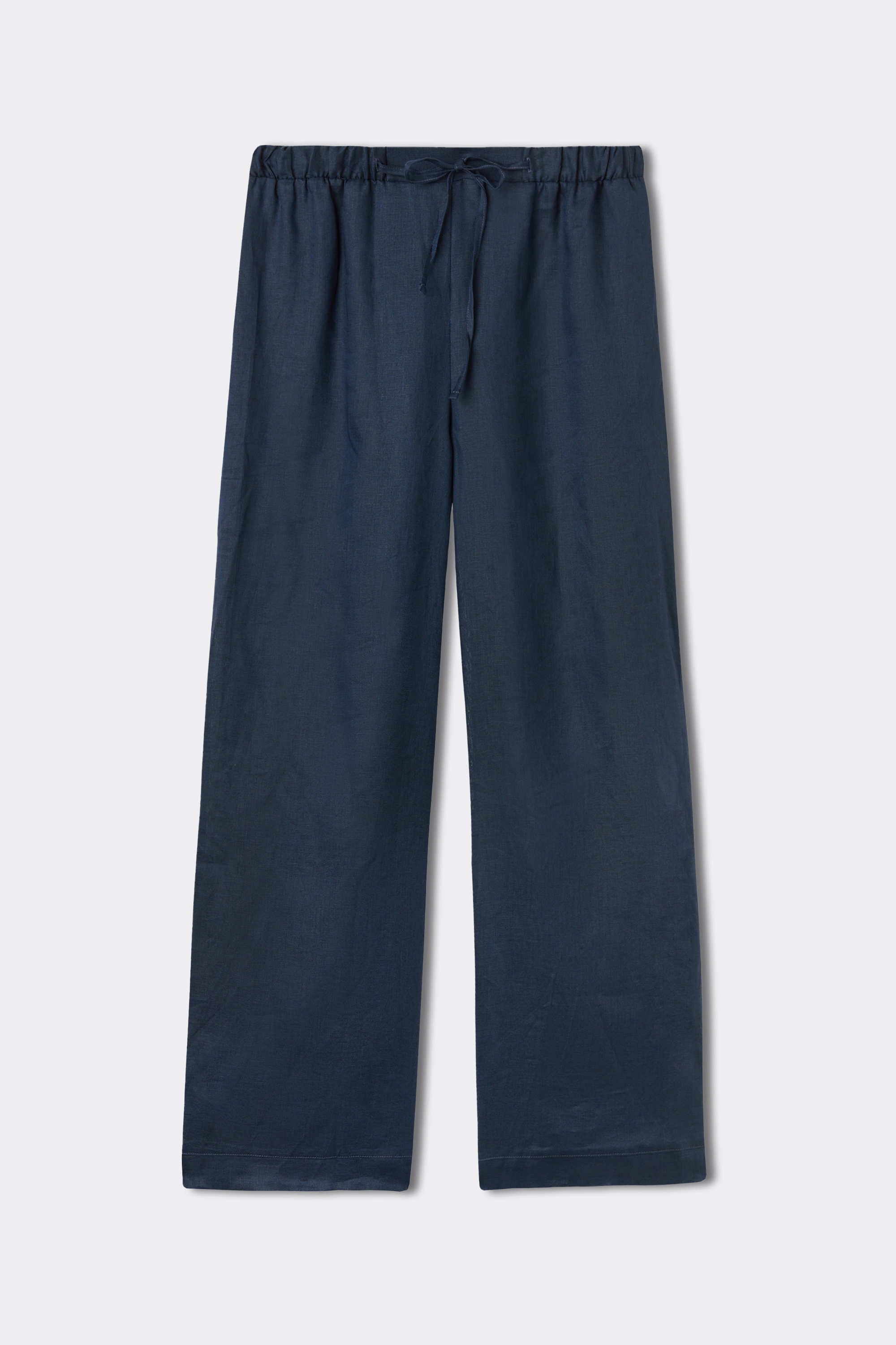 Pantalone Lungo con Coulisse in Tela di Lino The Pure Linen