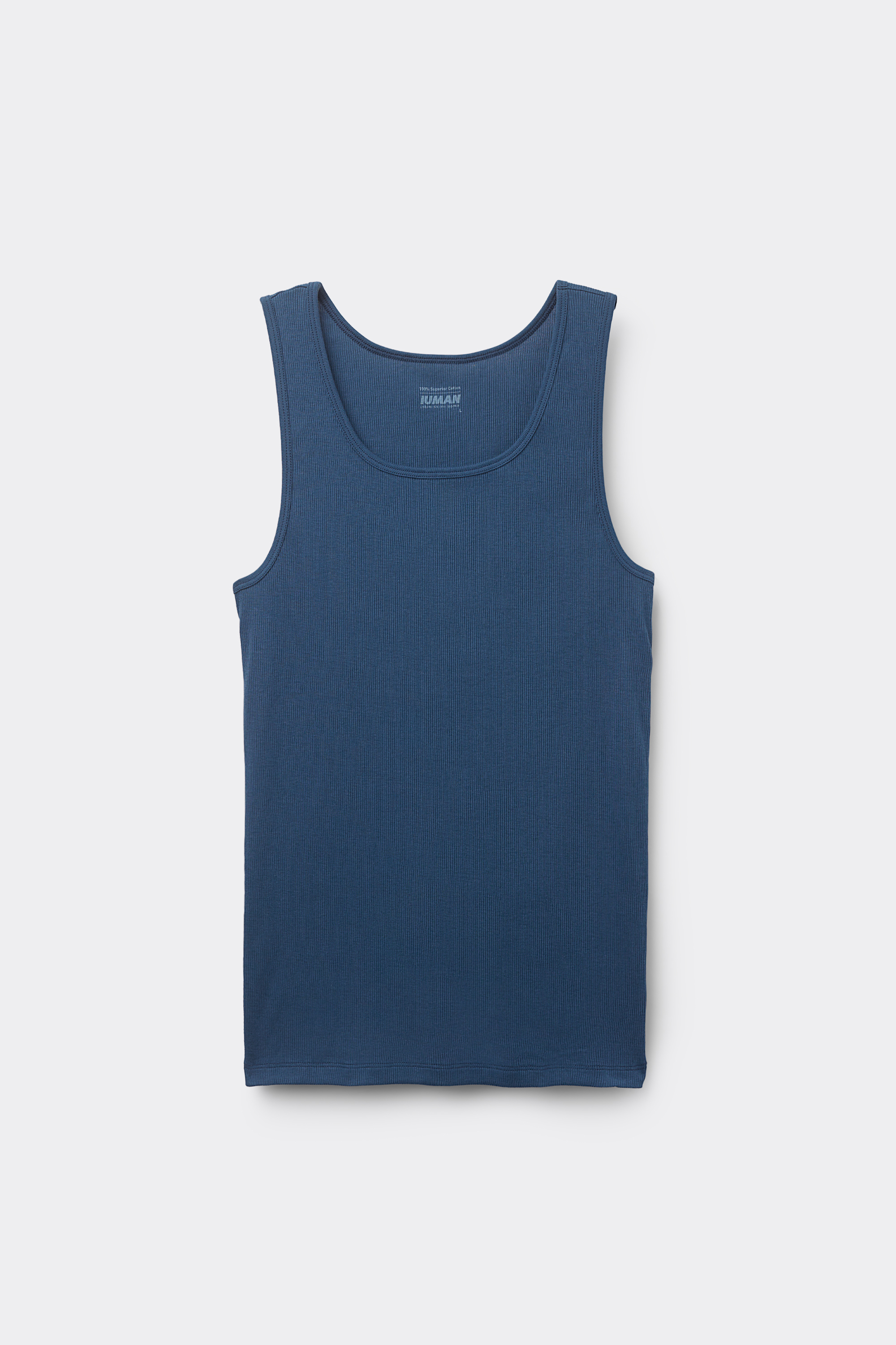 Canotta a Costine in 100% Cotone Superior