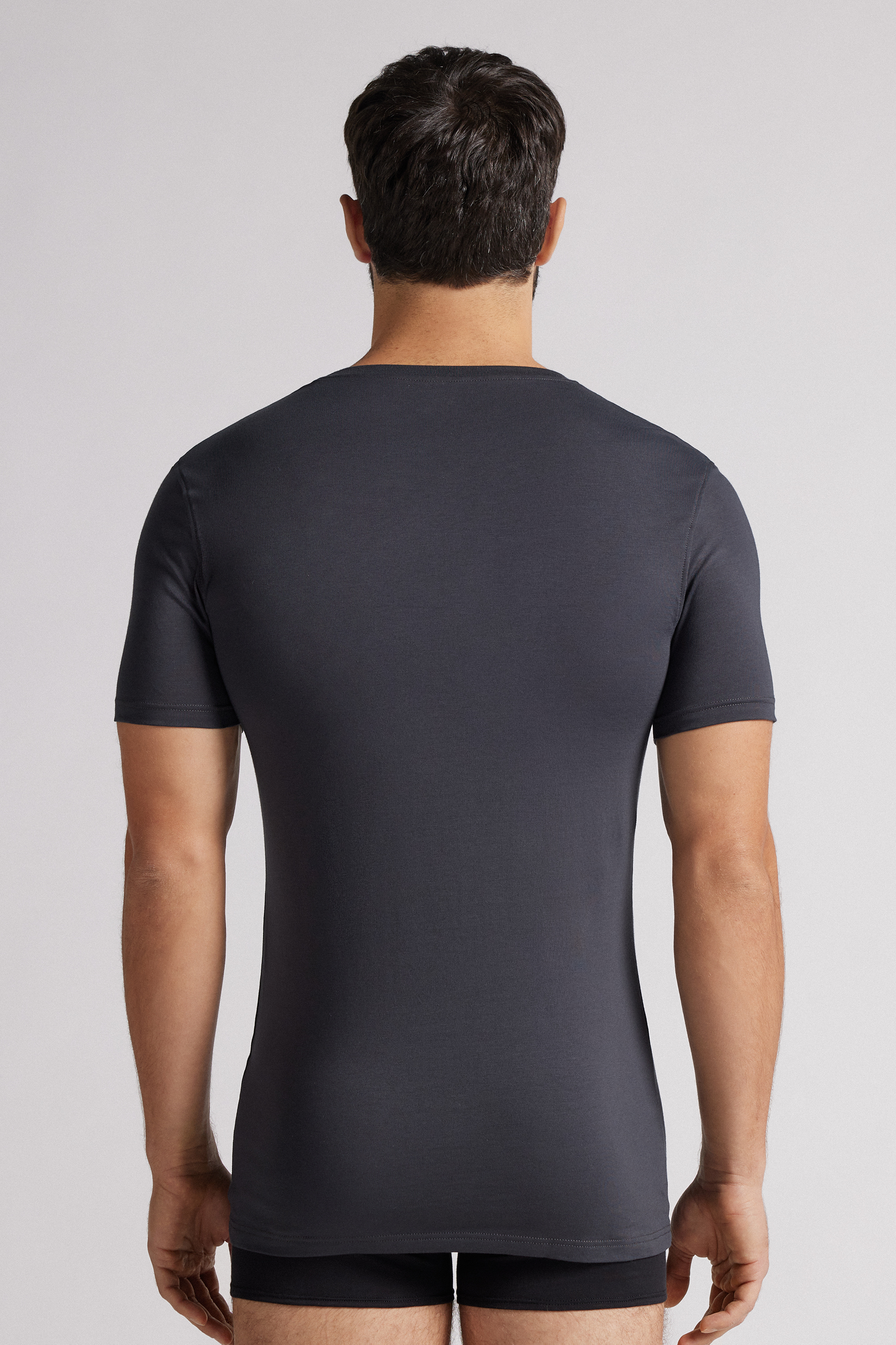 T-Shirt in Cotone Superior Elasticizzato