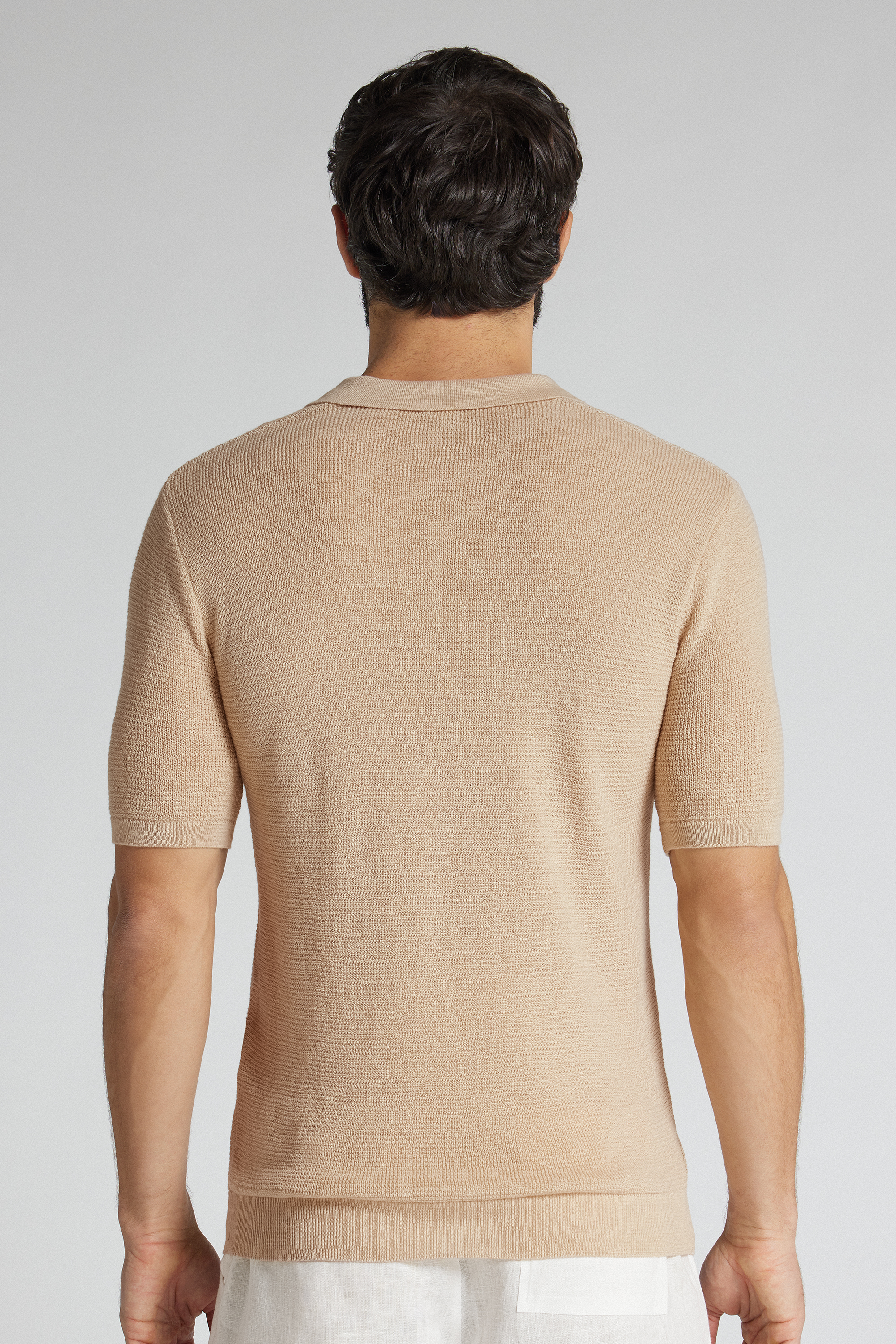 Polo Traforata Uomo in 100% Cotone